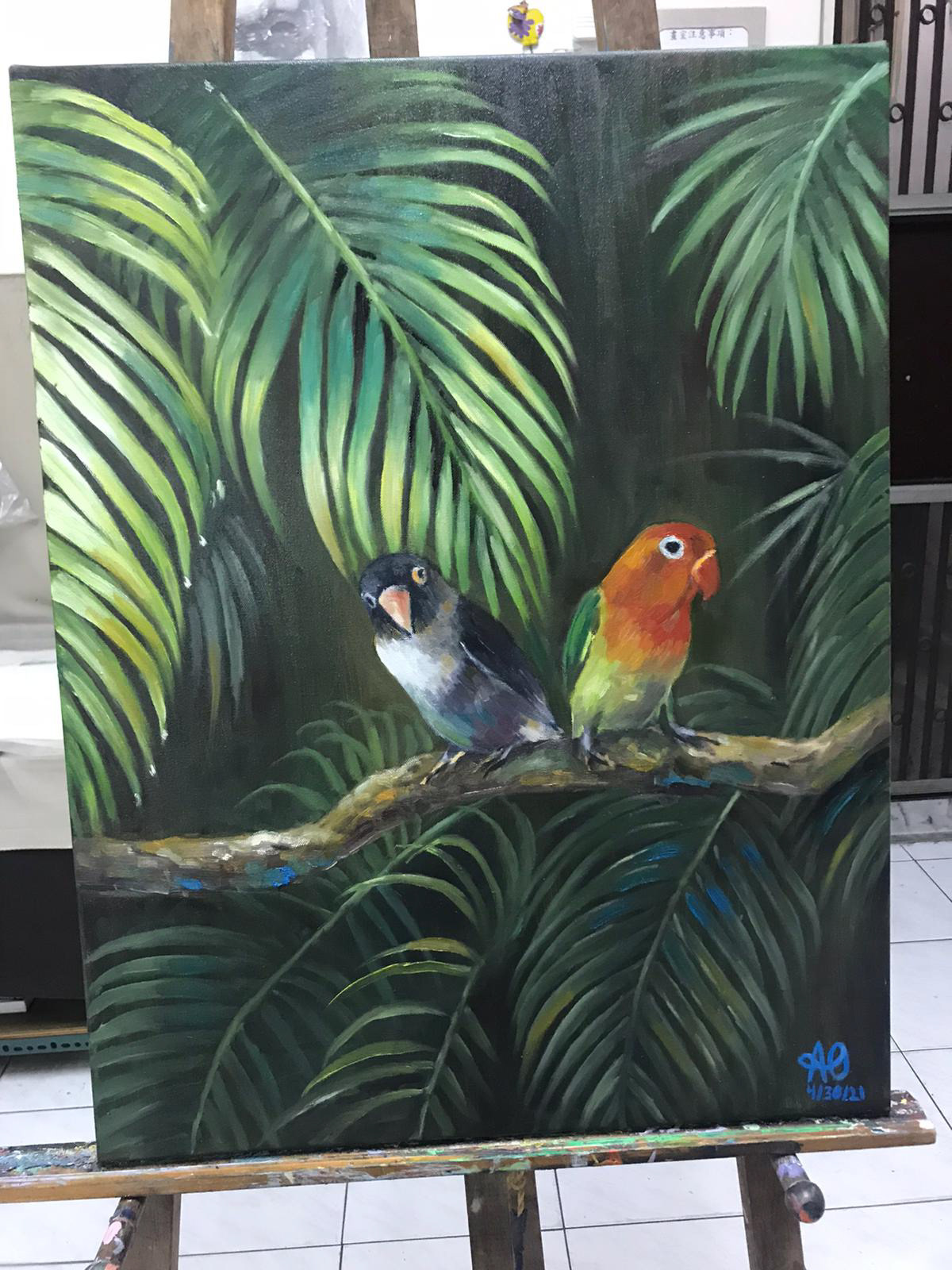 My Lovebirds: Berry & Mango
