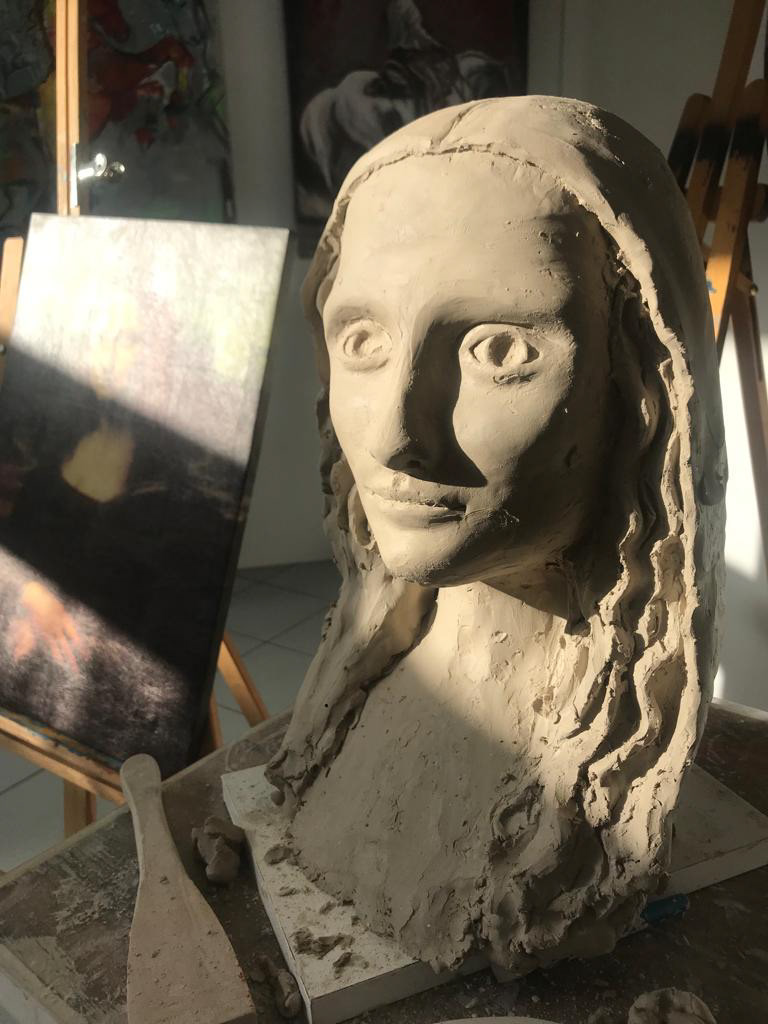 Mona Lisa Sculpture Measuring Making