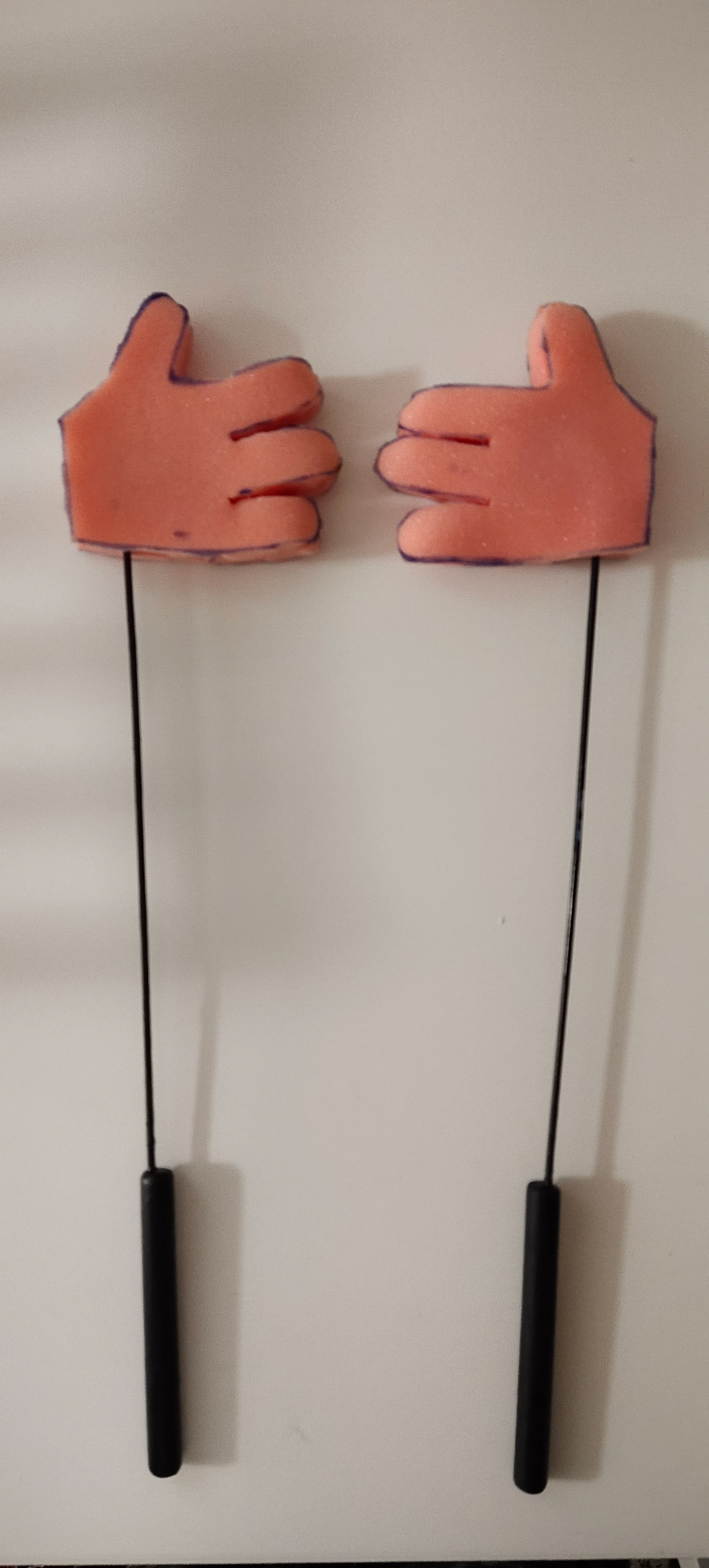 Puppet hand foam