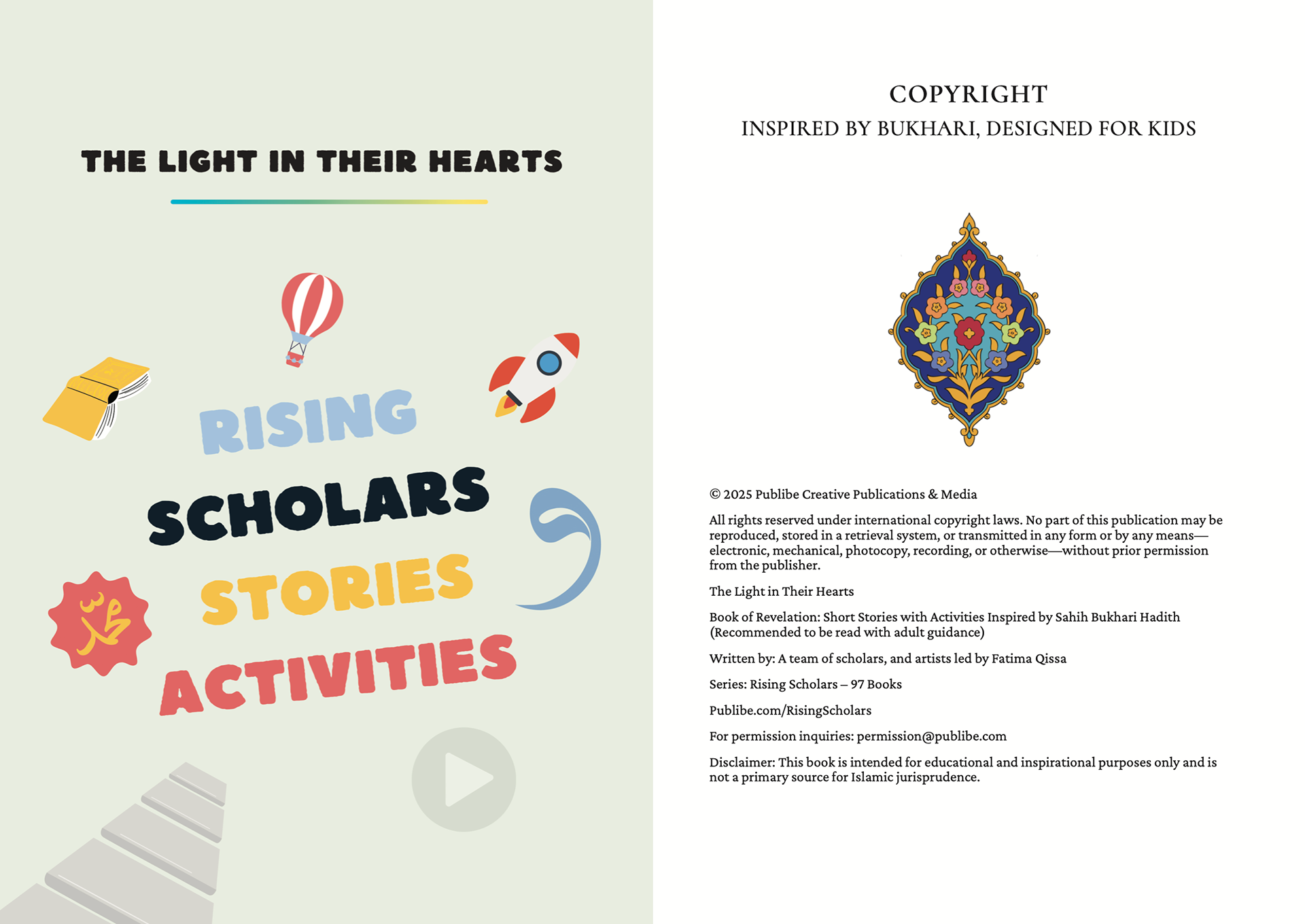 The Light in Their Hearts - Copyright