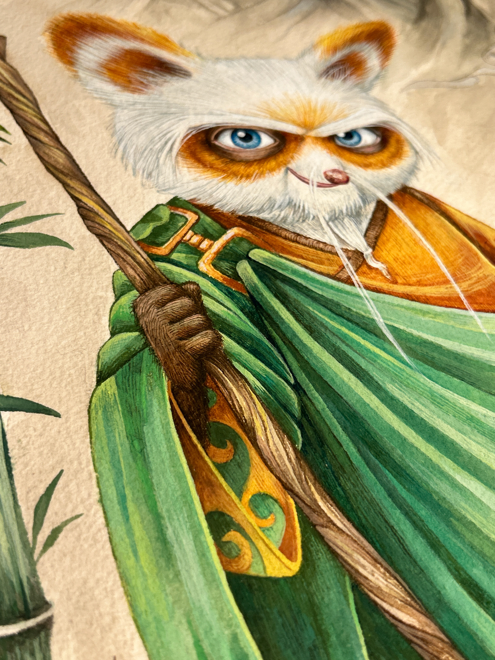 Master Shifu portrait detail