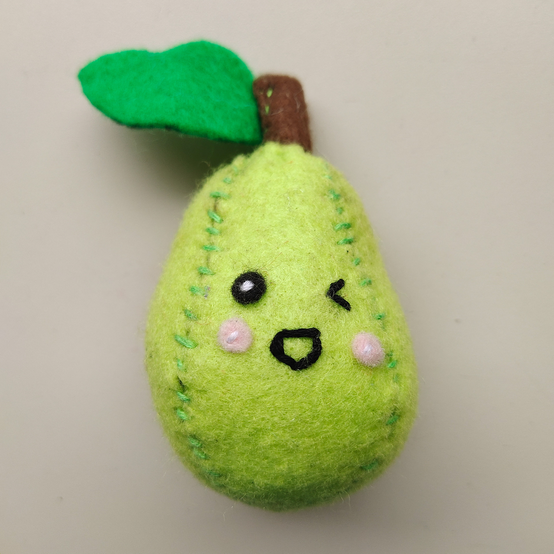 Pear Felt Toy