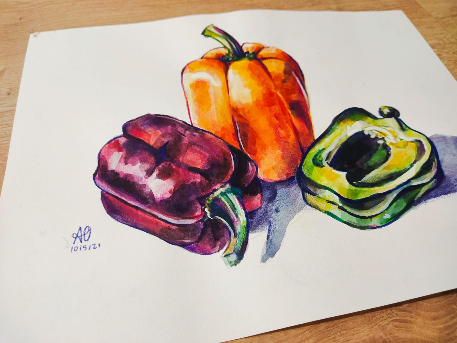 Watercolor by Anisa Ozalp