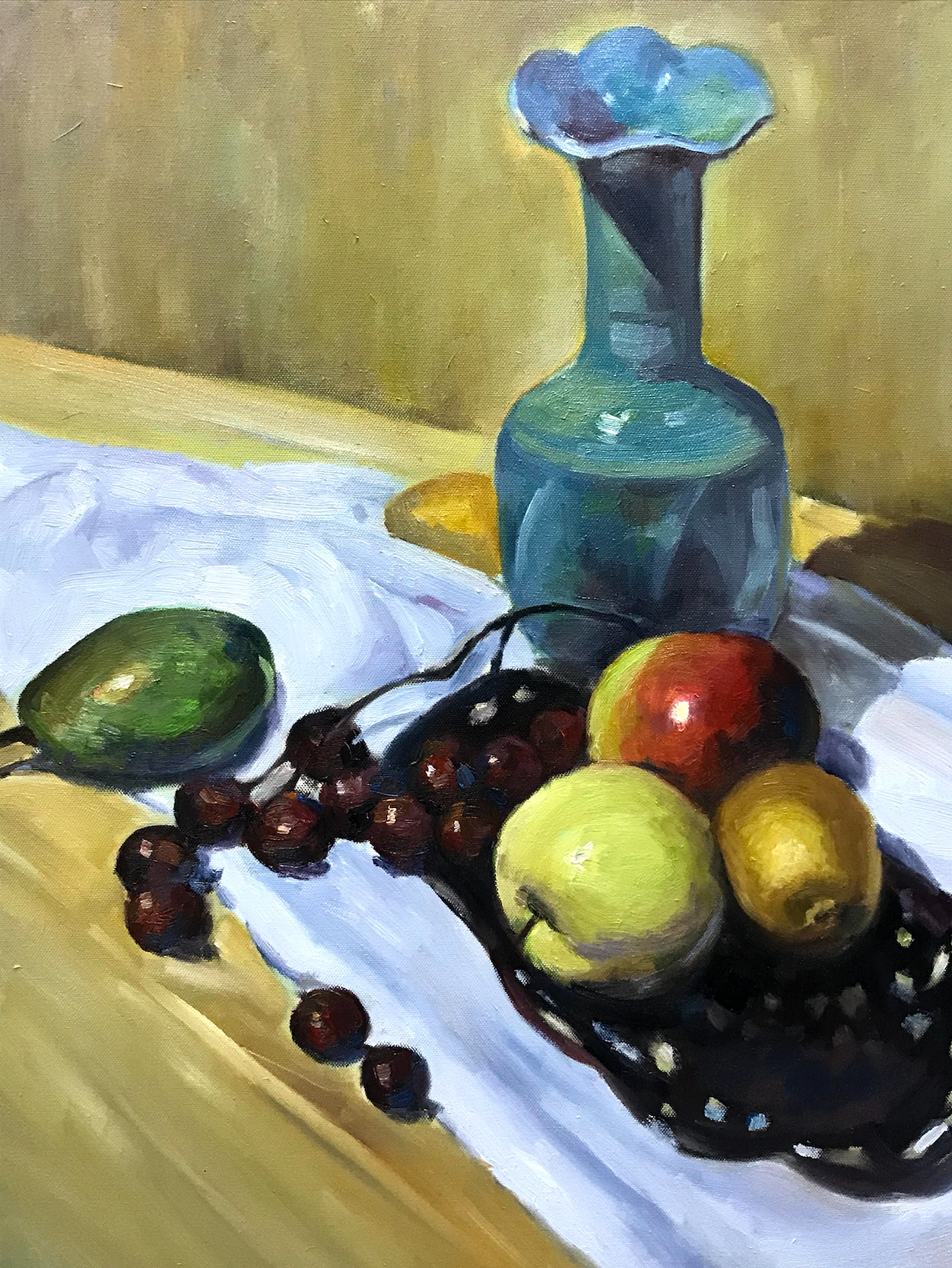 Vase & Fruits