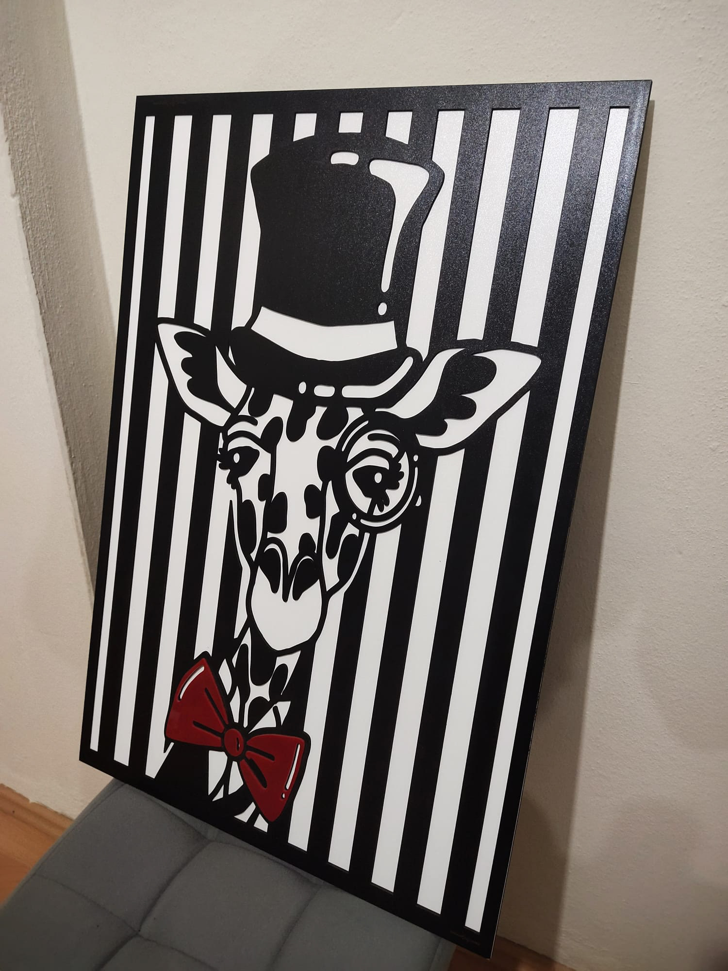 Giraffe Pop-out Art by Anisa Ozalp