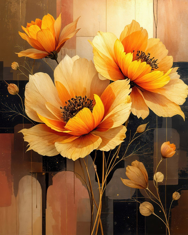 Echoes Through Petal and Stone