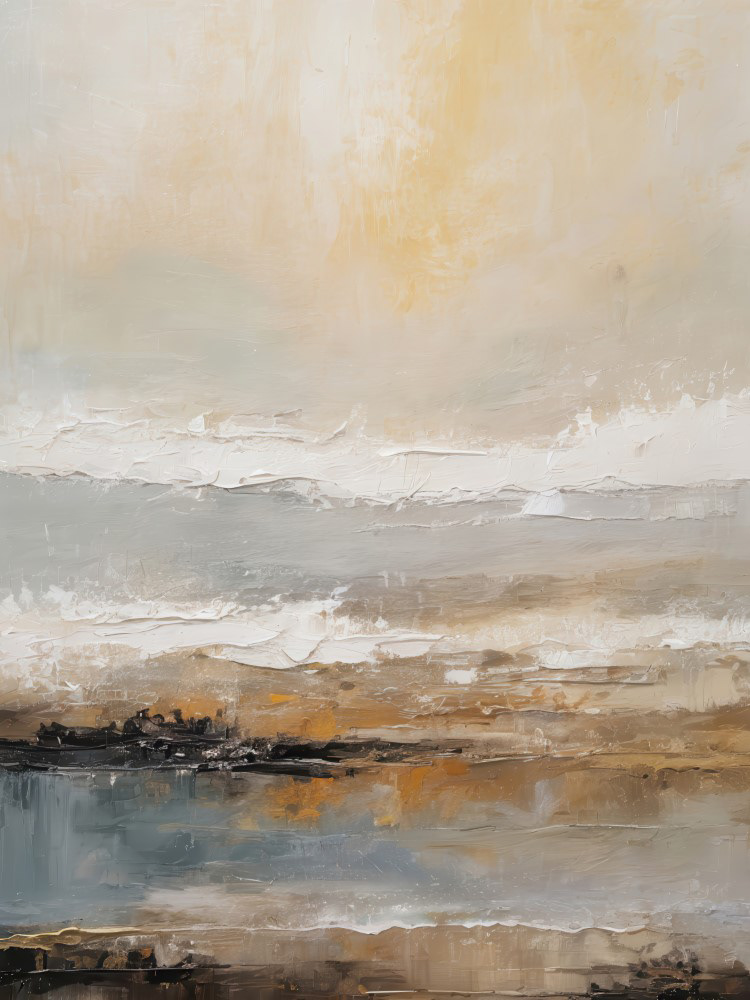 Quiet Shoreline at Dusk