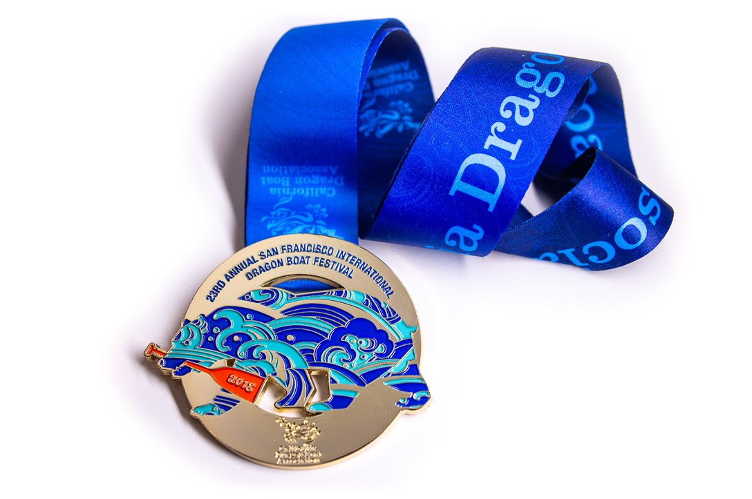 2018 first place medal and ribbon