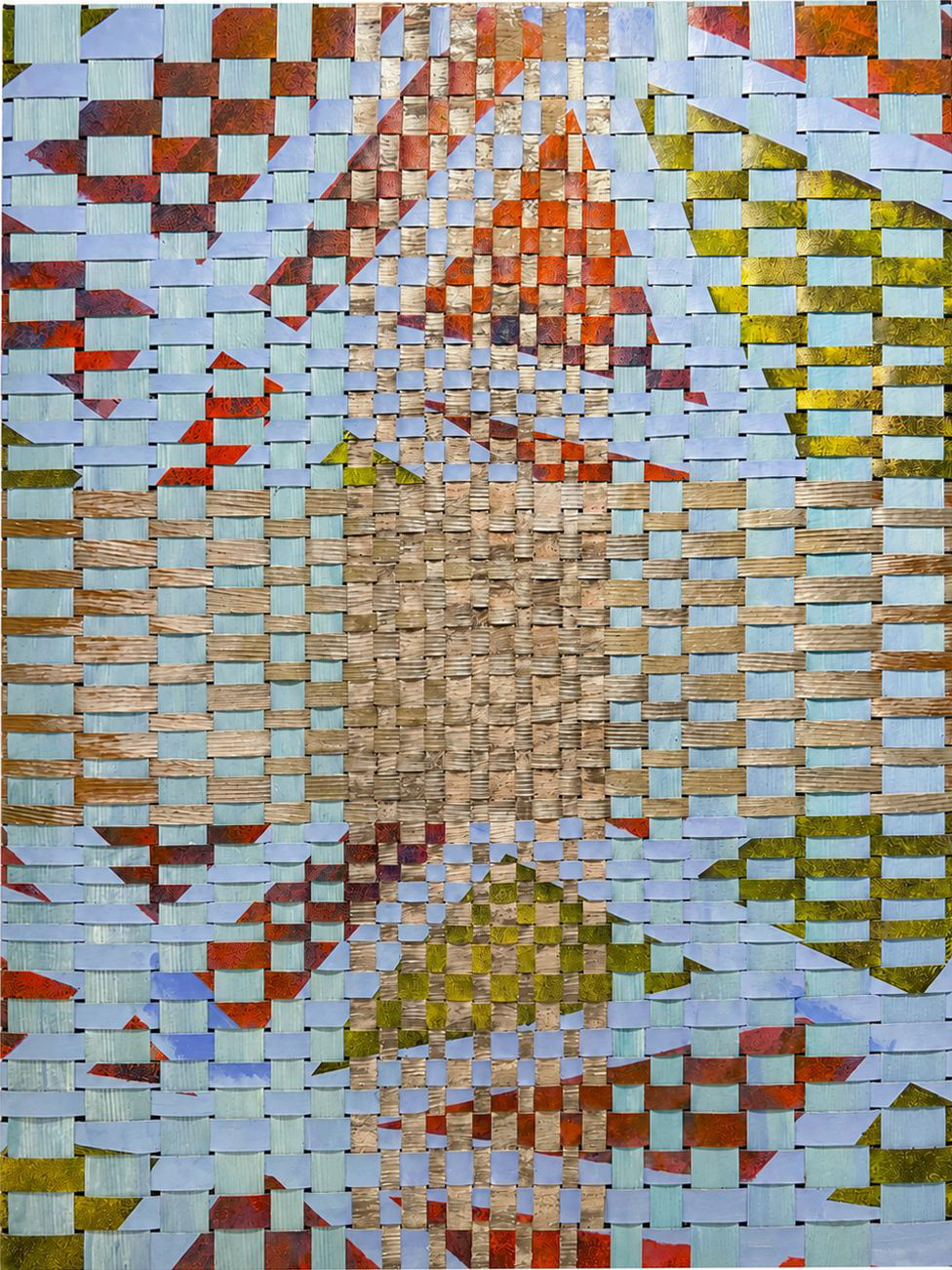 "Hex Mate" · 30" x 40" · $5,500