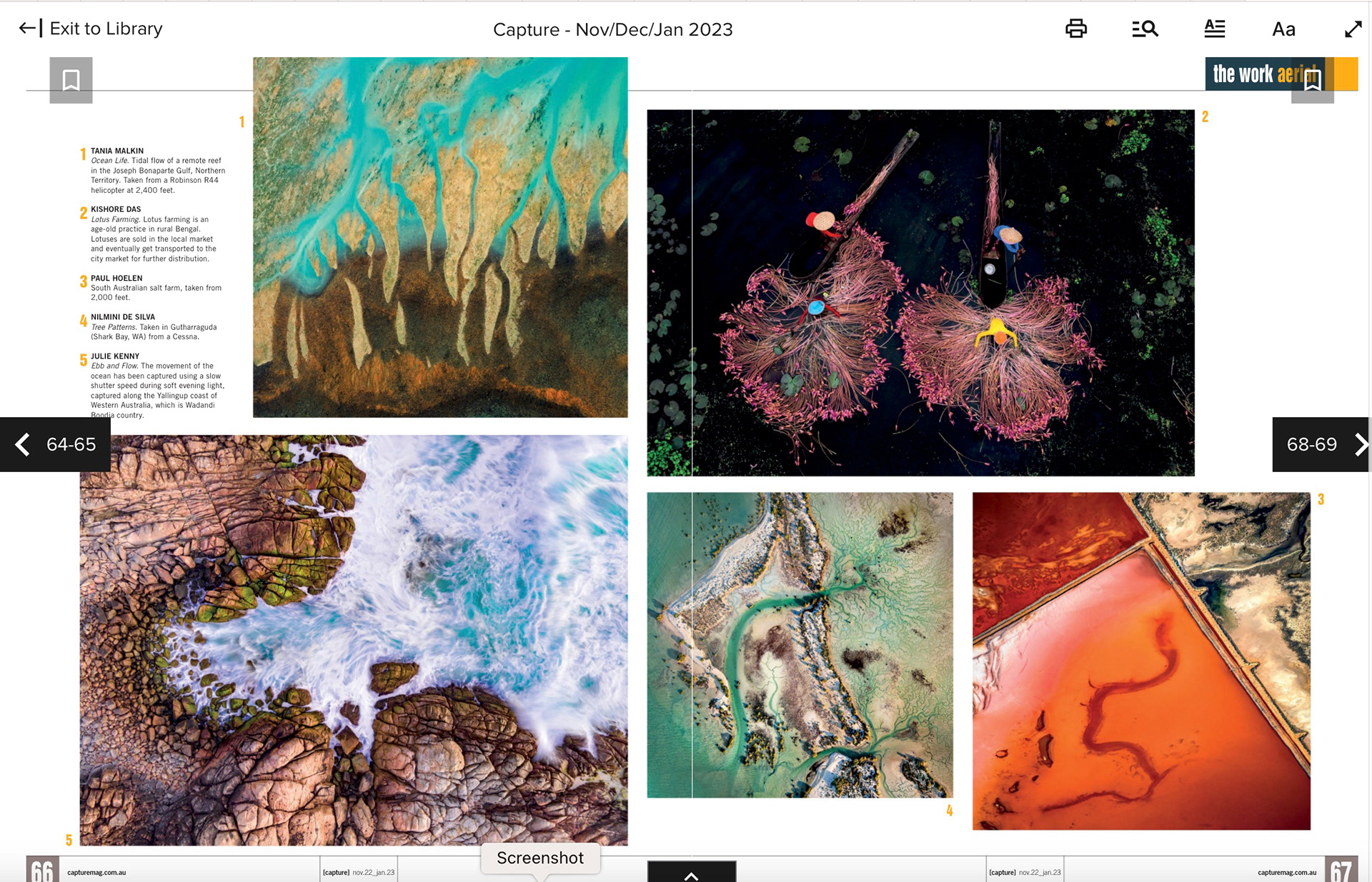 Tree Patterns chosen for Capture - The Annual (Aerials)