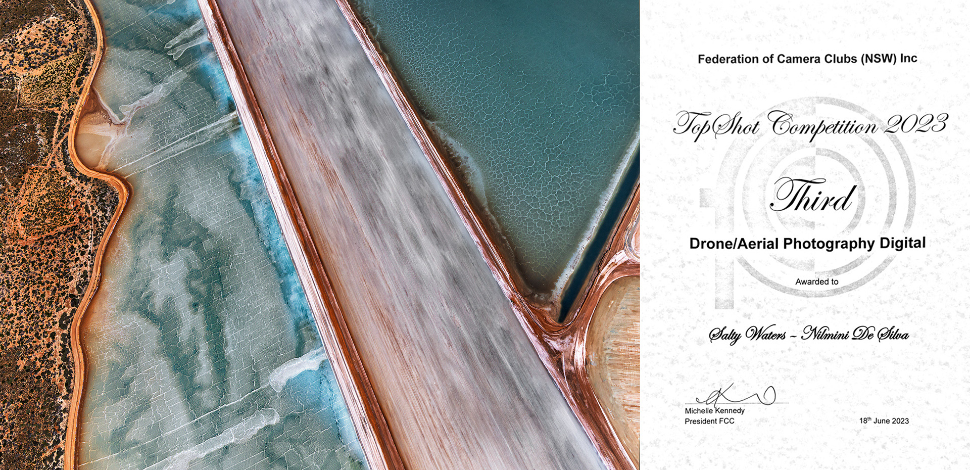 NSW Federation of Camera Club Top Shot - Aerial 2023 - Third Place