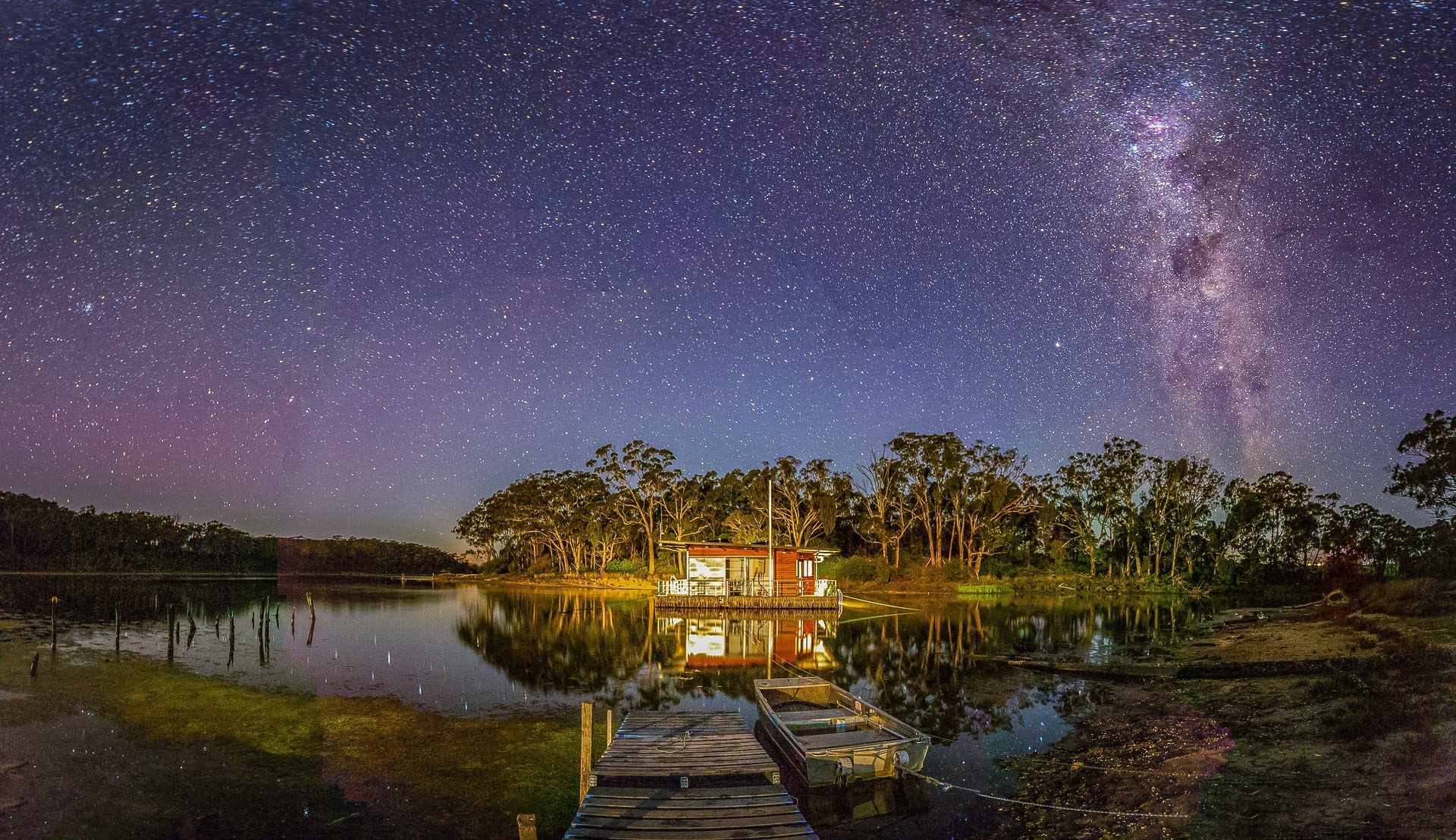 Afloat under the Stars, Lake Tyers
