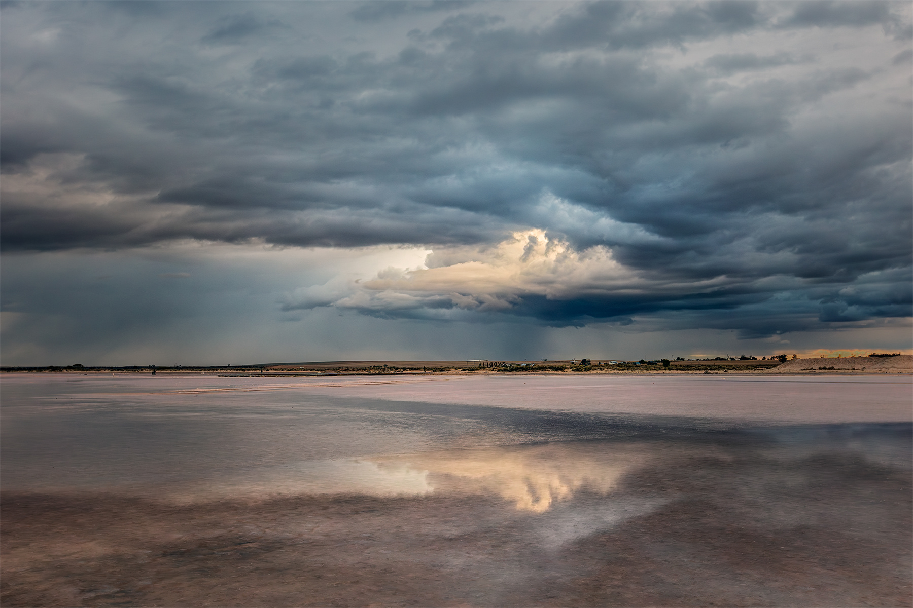 Storm Cloud Reflections, Lake Tyrrell, Victoria