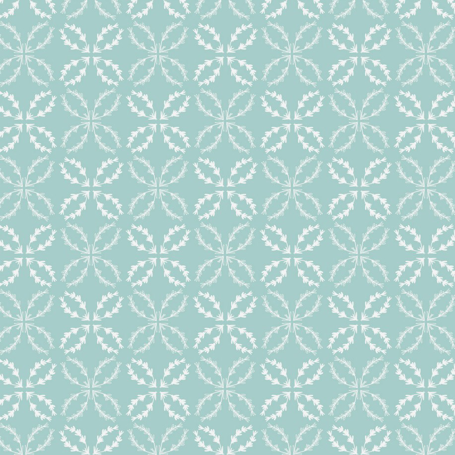 Sprig Tile - Soft Teal