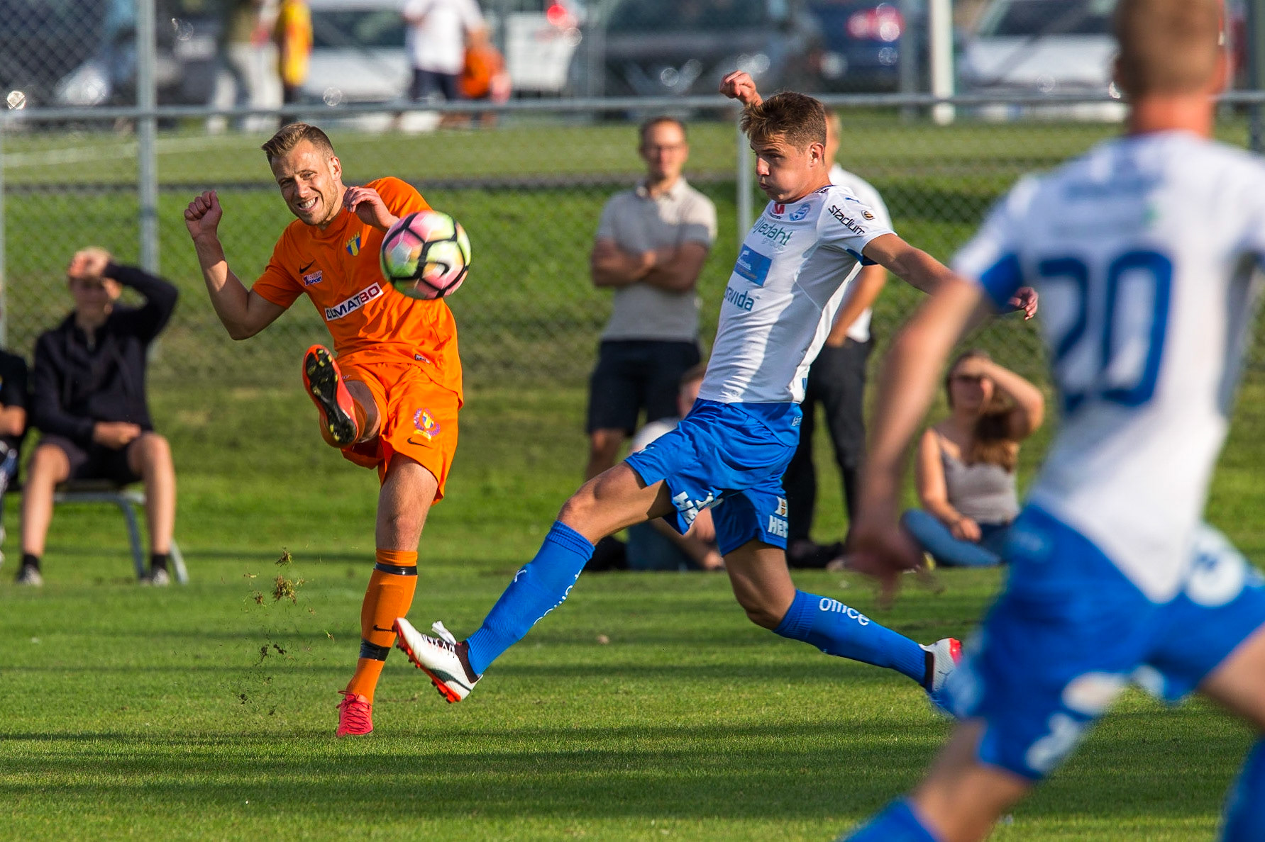 Svenska cupen: Torns IF - IFK Värnamo 2017: Anderas Åkerlund gjorde ett av sina otaliga inspel.