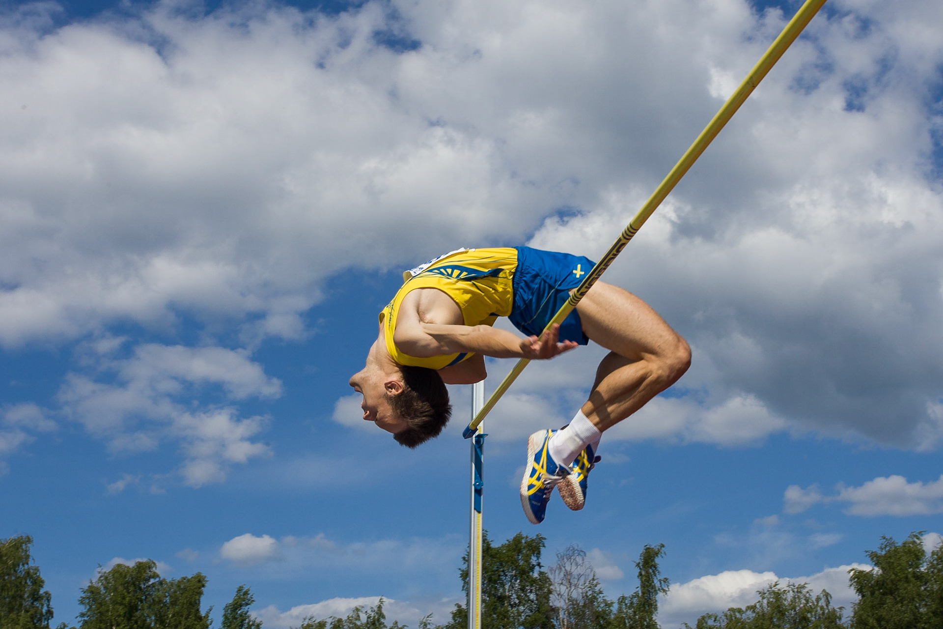 Stefan Holm won the high jump at the European Cup in Vaasa 2007