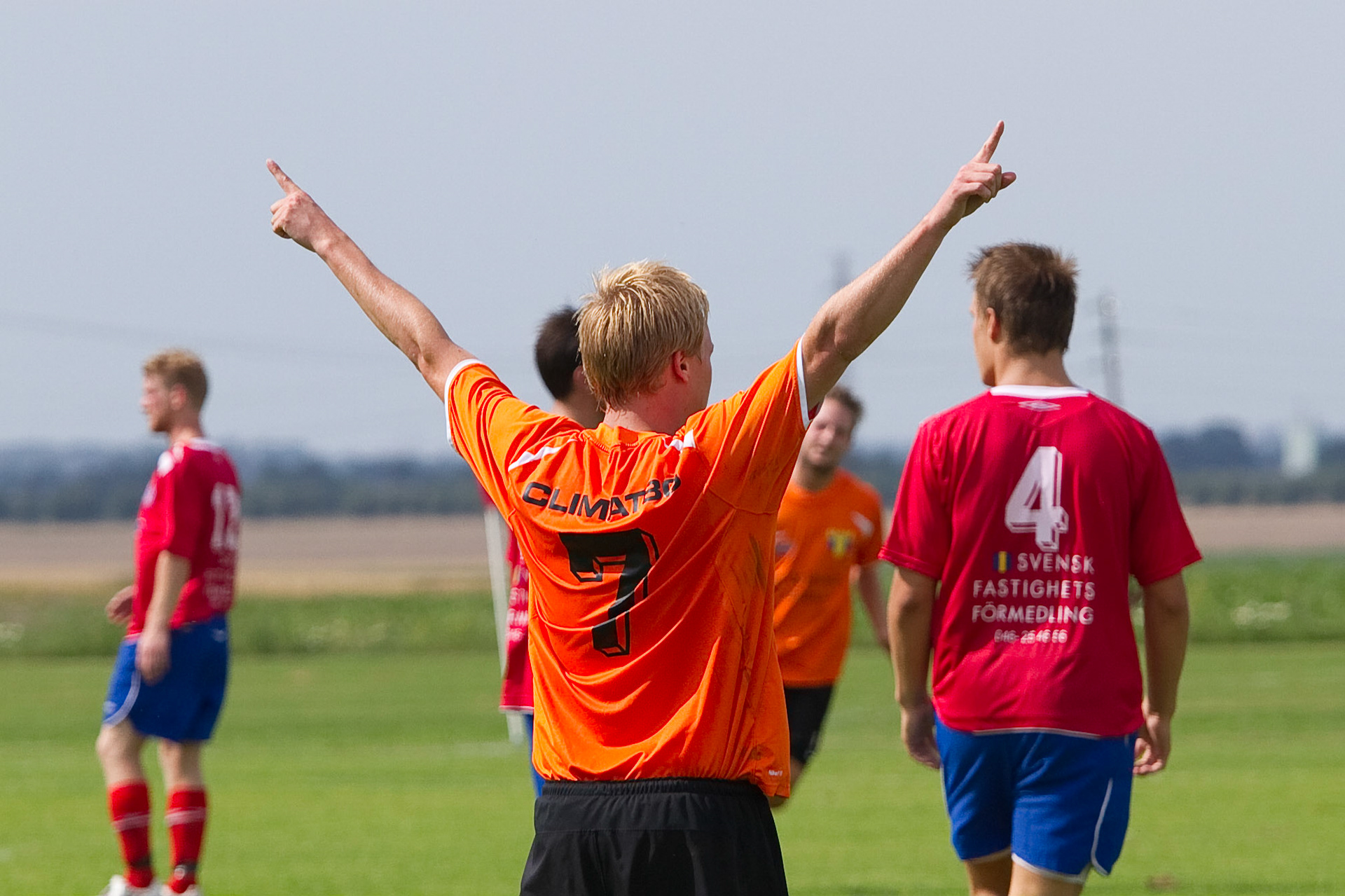 Division 4 Torn - Staffanstorps GIF 2010: Jesper Rendin jublar efter att ha gjort matchens enda mål