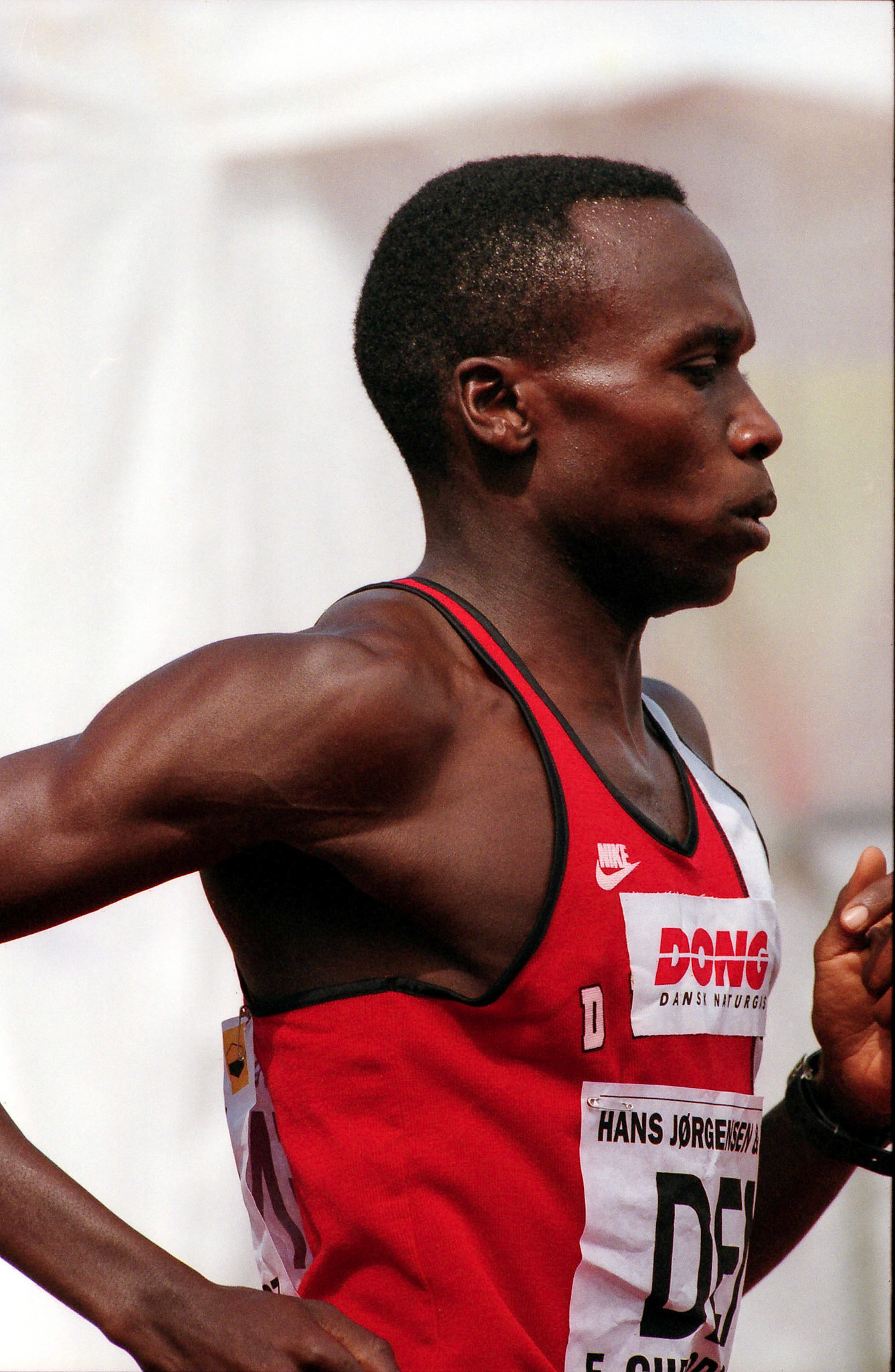 Wilson Kipketer at 800 meter at the European cup in Odense 1997.