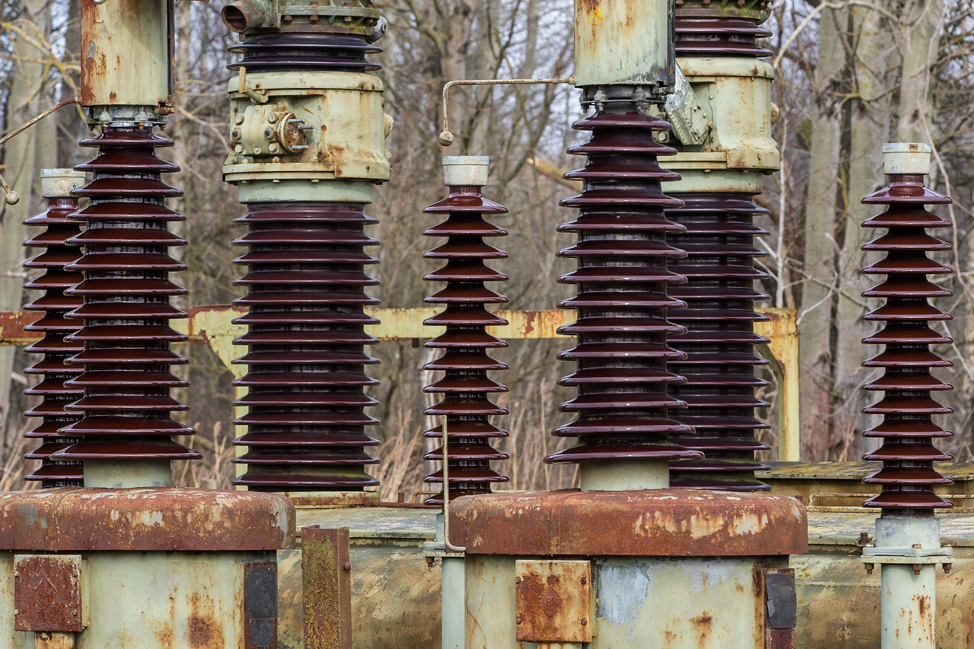 Keramisk isolatorer / Ceramic insulators, Peenemünde 2015
