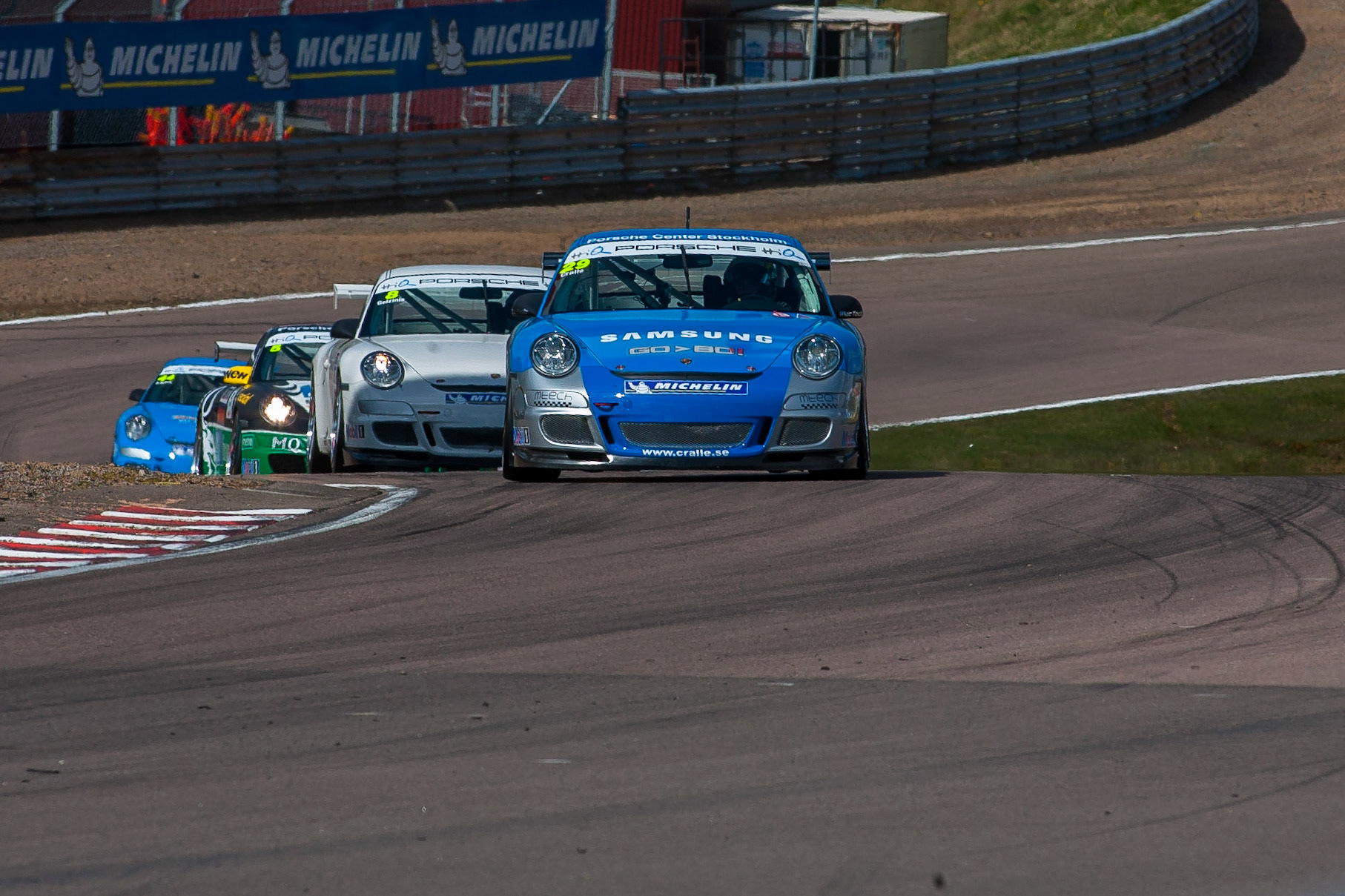 Porsche race during a STCC meeting in Knutorp 2008.