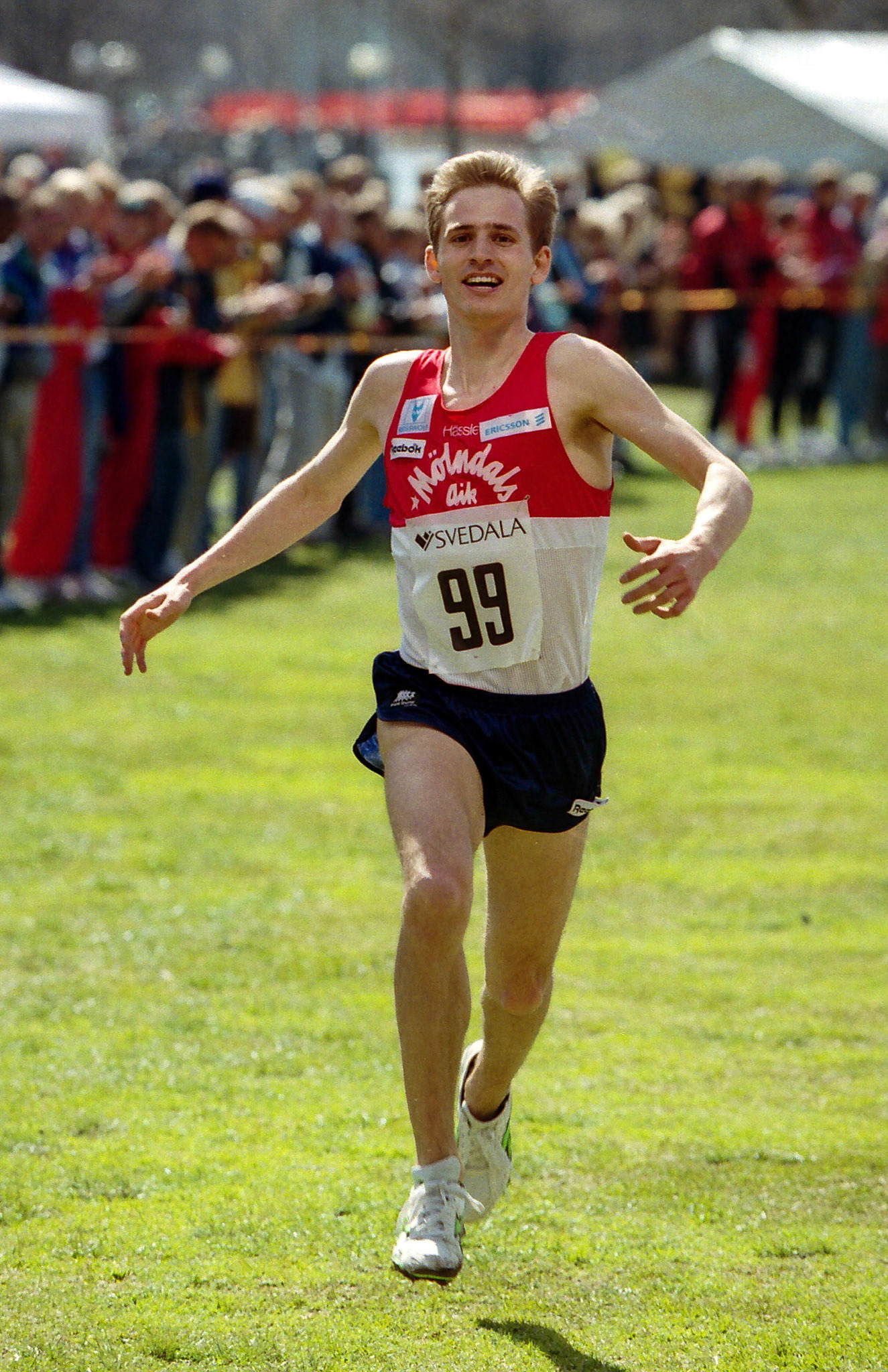 Claes Nyberg won the 4 km cross country Swedish Championship 1997.