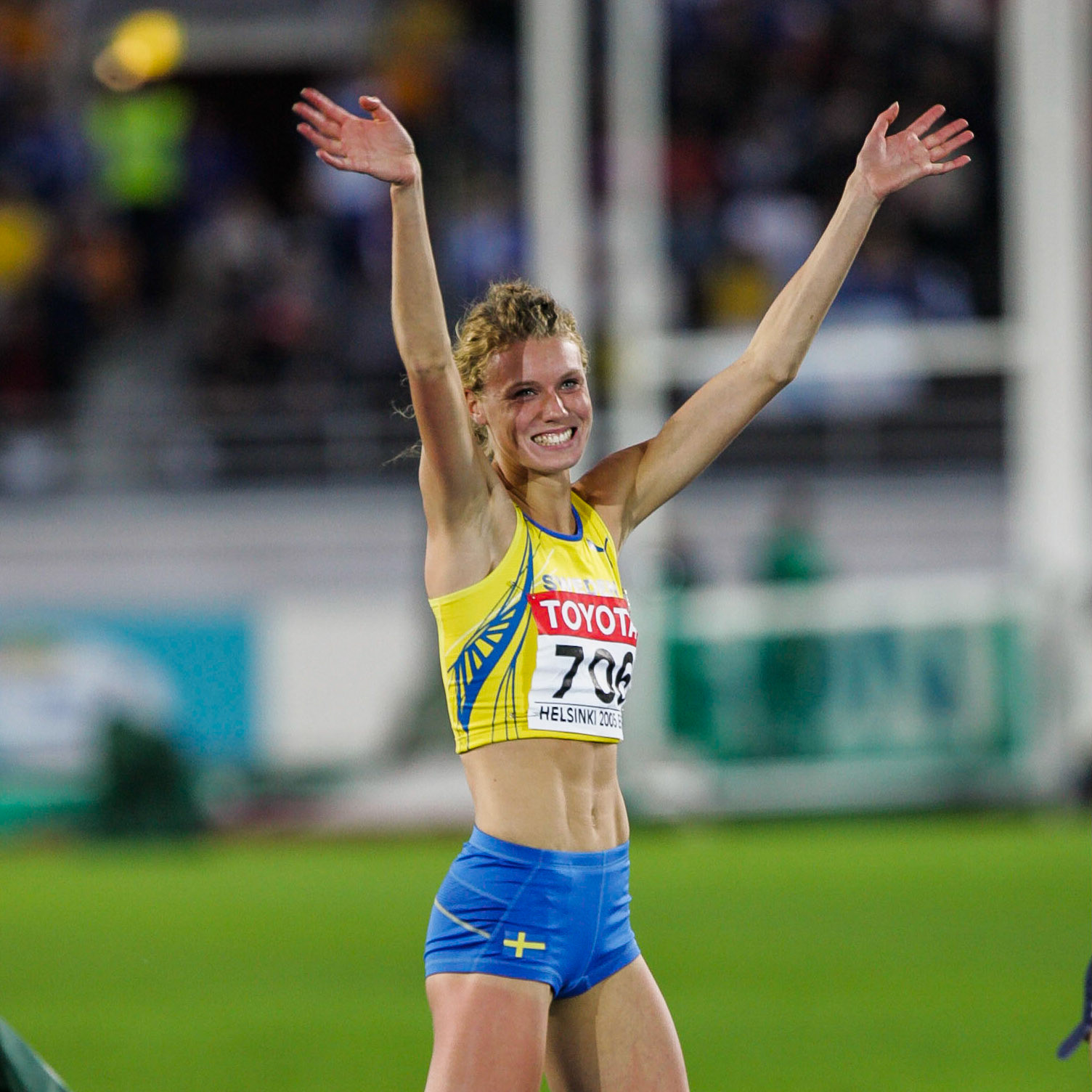 Emma Green became a sensational bronze medallist in the high jump at the World Championship in Helsinki 2005.