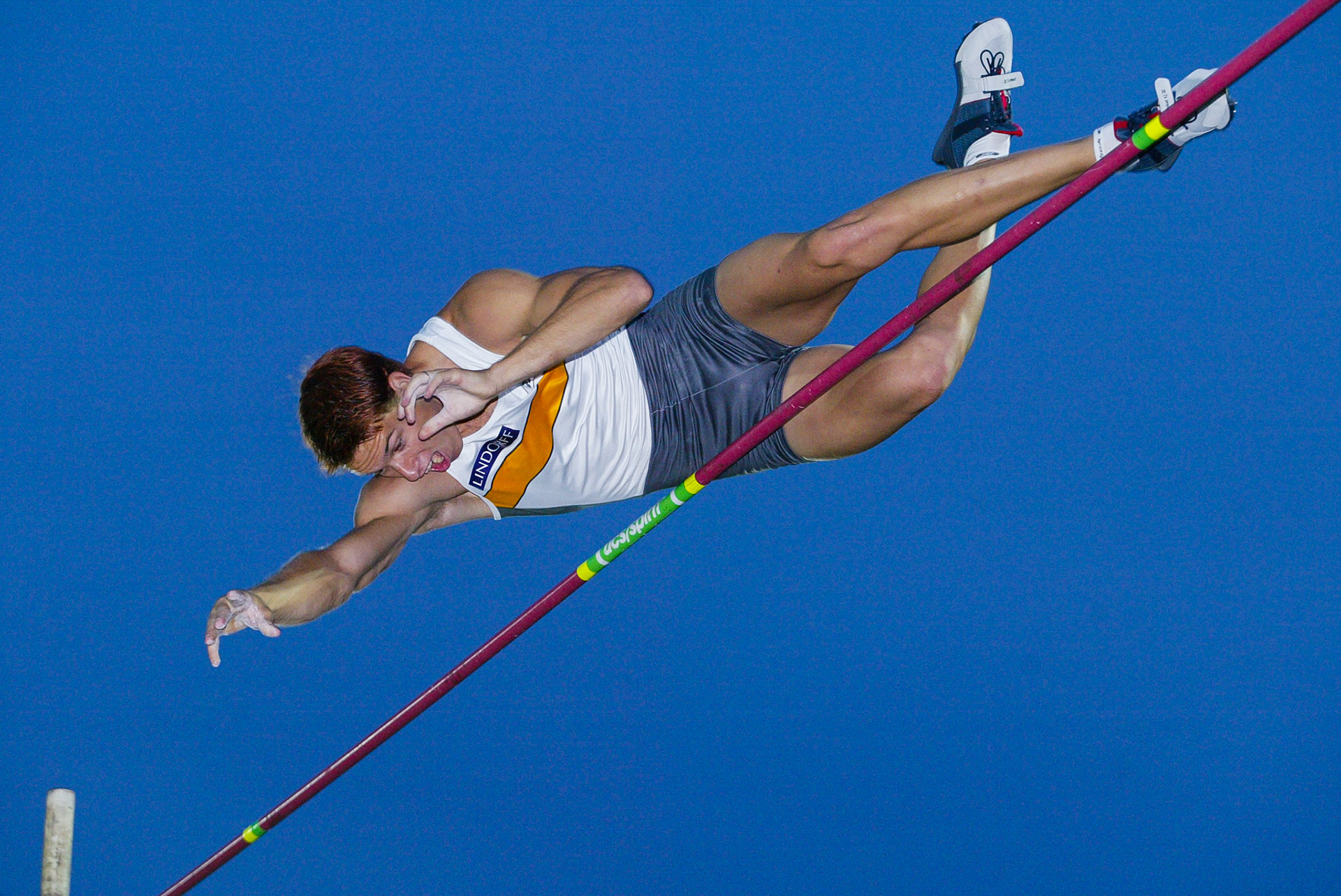 Patrik Kristiansson in the pole vault in Malmö 2003.