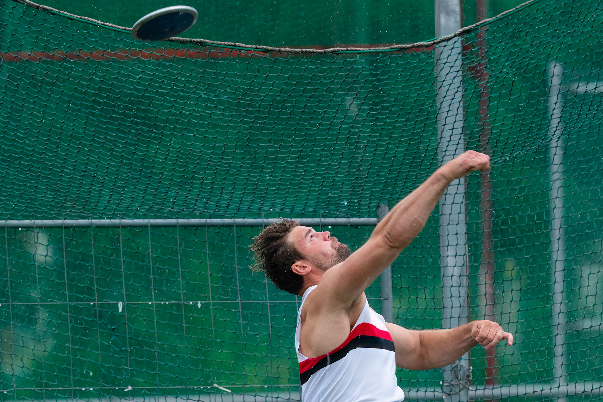 Simon Petersson in the discus in Helsingborg 2022.