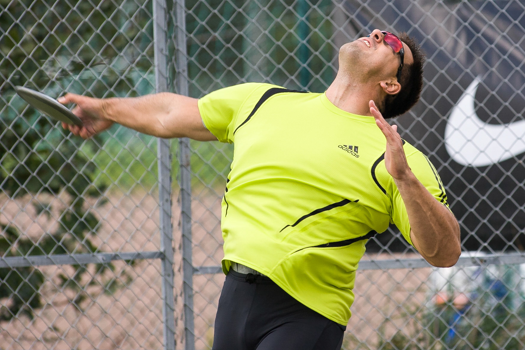 Frantz Kruger  in the discus in Helsingborg 2007.