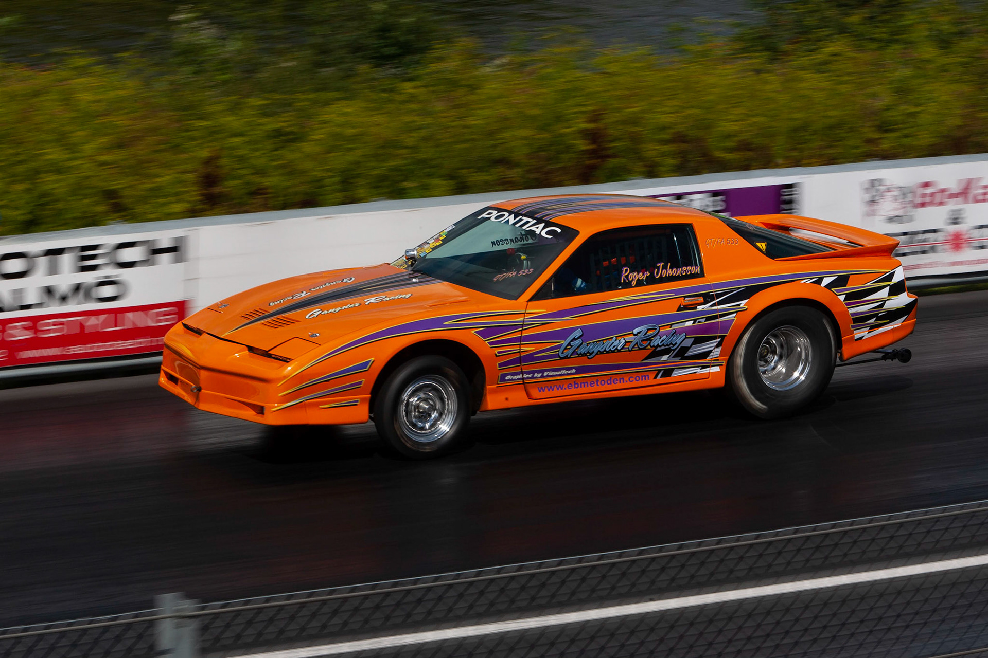 Dragracing competition at MECA raceway in Malmö 2007.