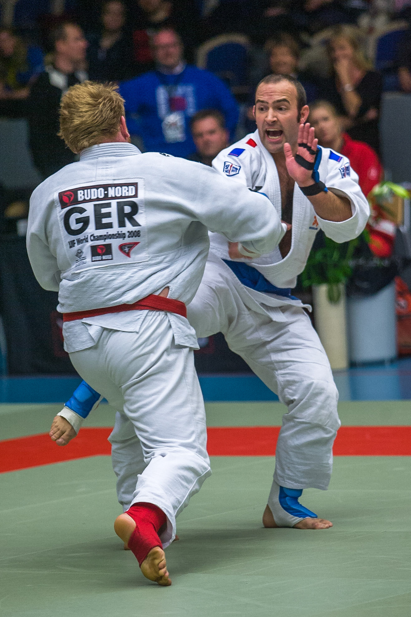 Rob Haans from the Netherlands won the final in +94kg at the World Championship in Malmö 2008.