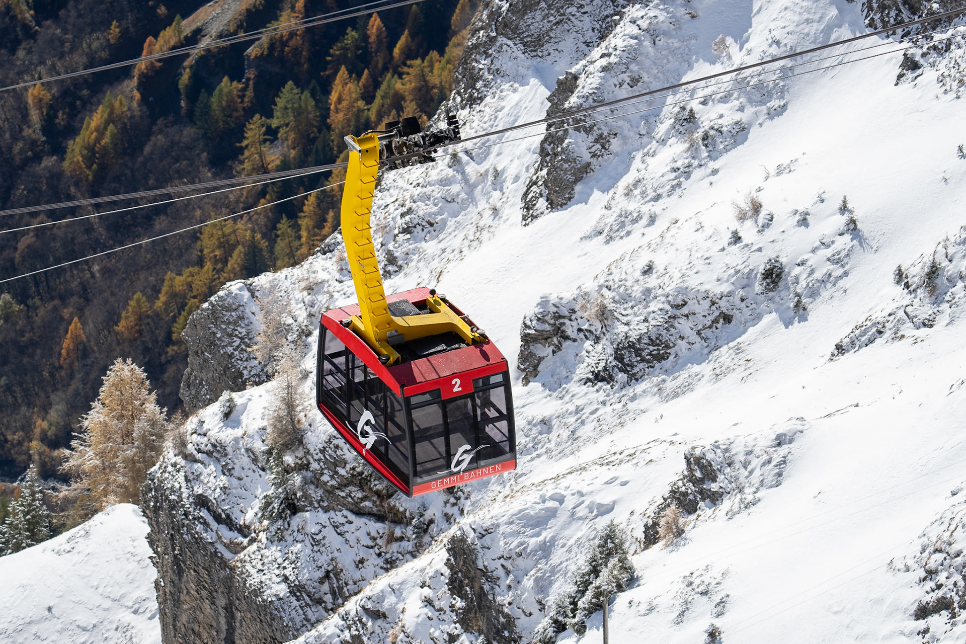 Linbana / Cable Car, Gemmipass Switzerland 2025
