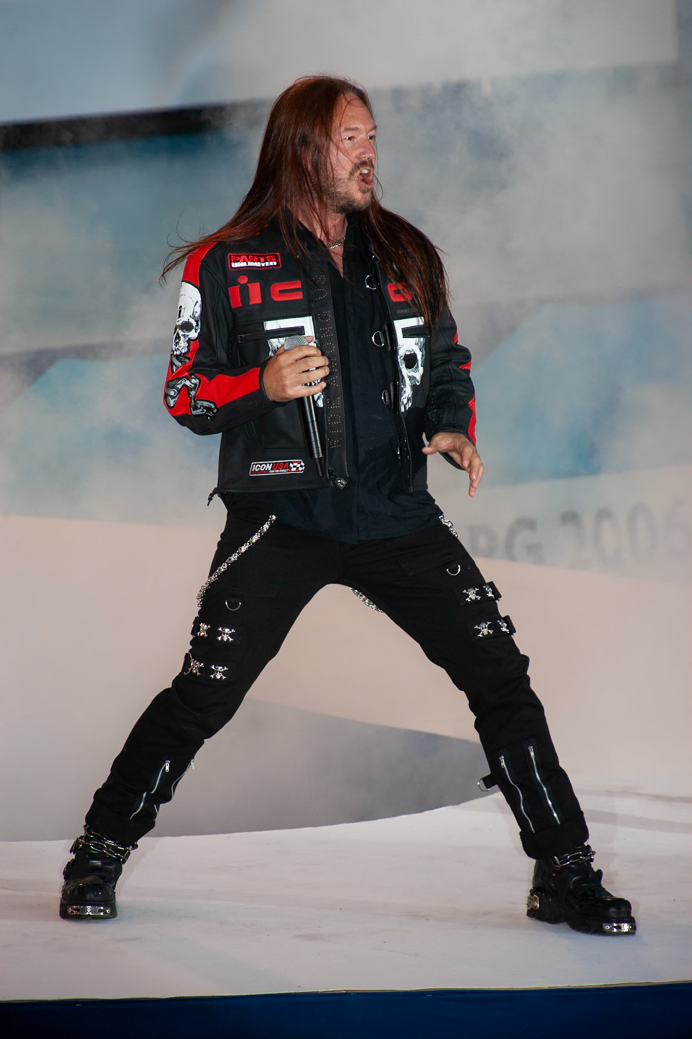 Joacim Cans in Hammerfall, Göteborg 2006