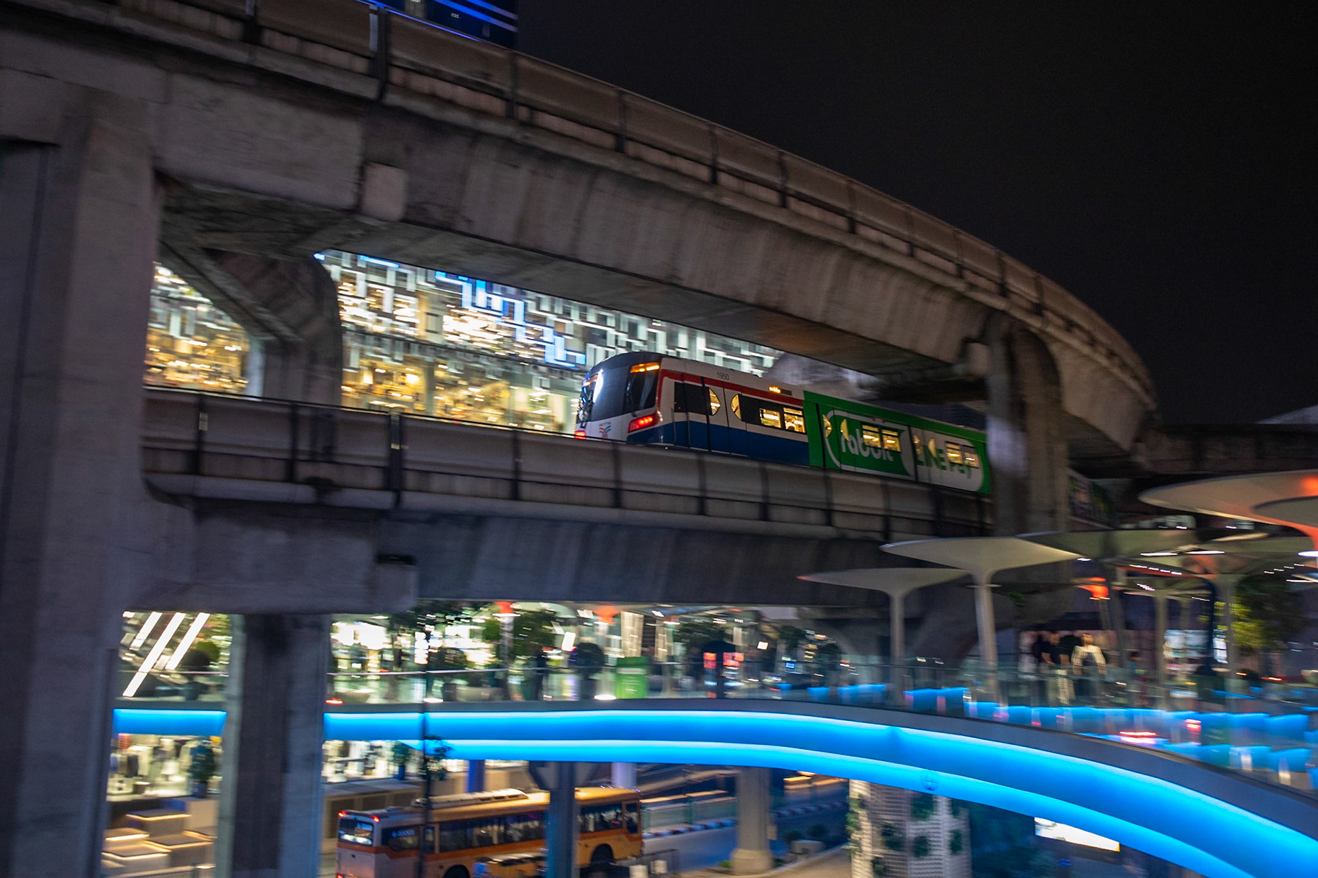 Skytrains, Bangkok, Thailand 2019