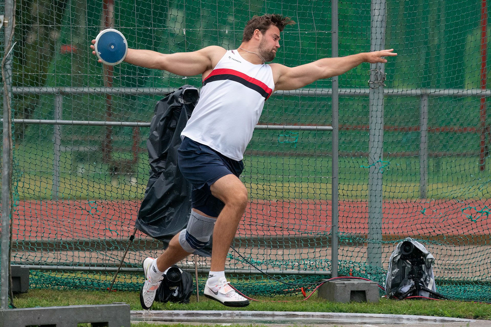 Simon Petersson in the discus in Helsingborg 2022.
