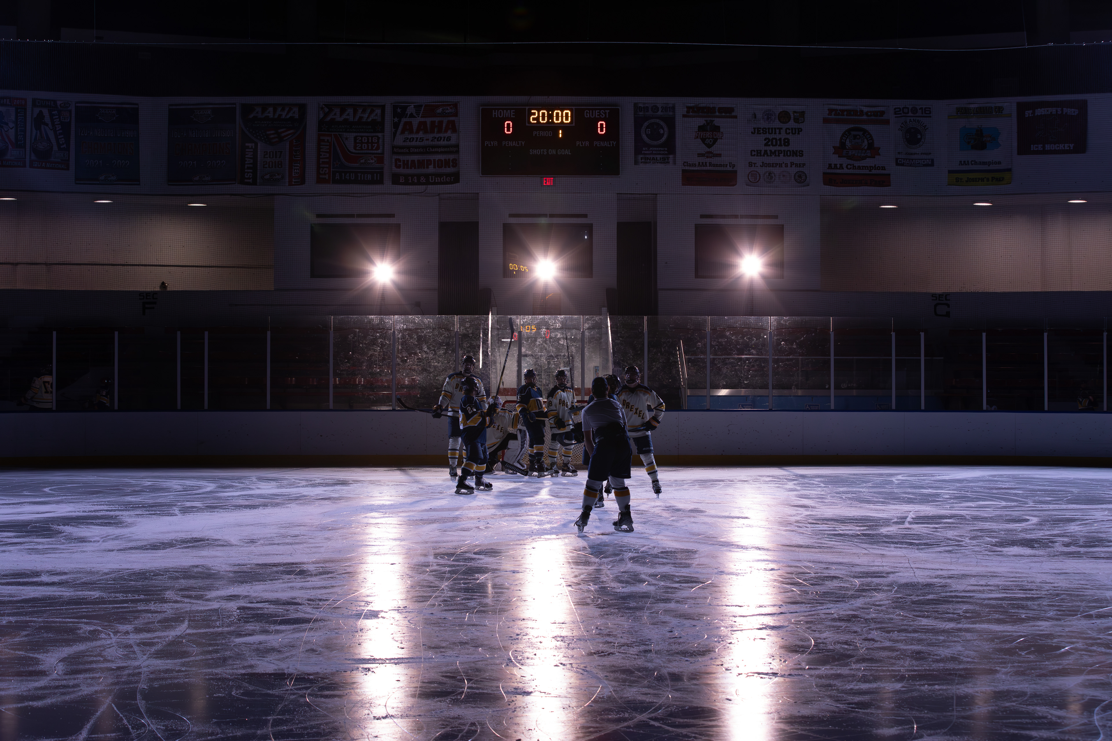 Shot for Drexel Ice Hockey.