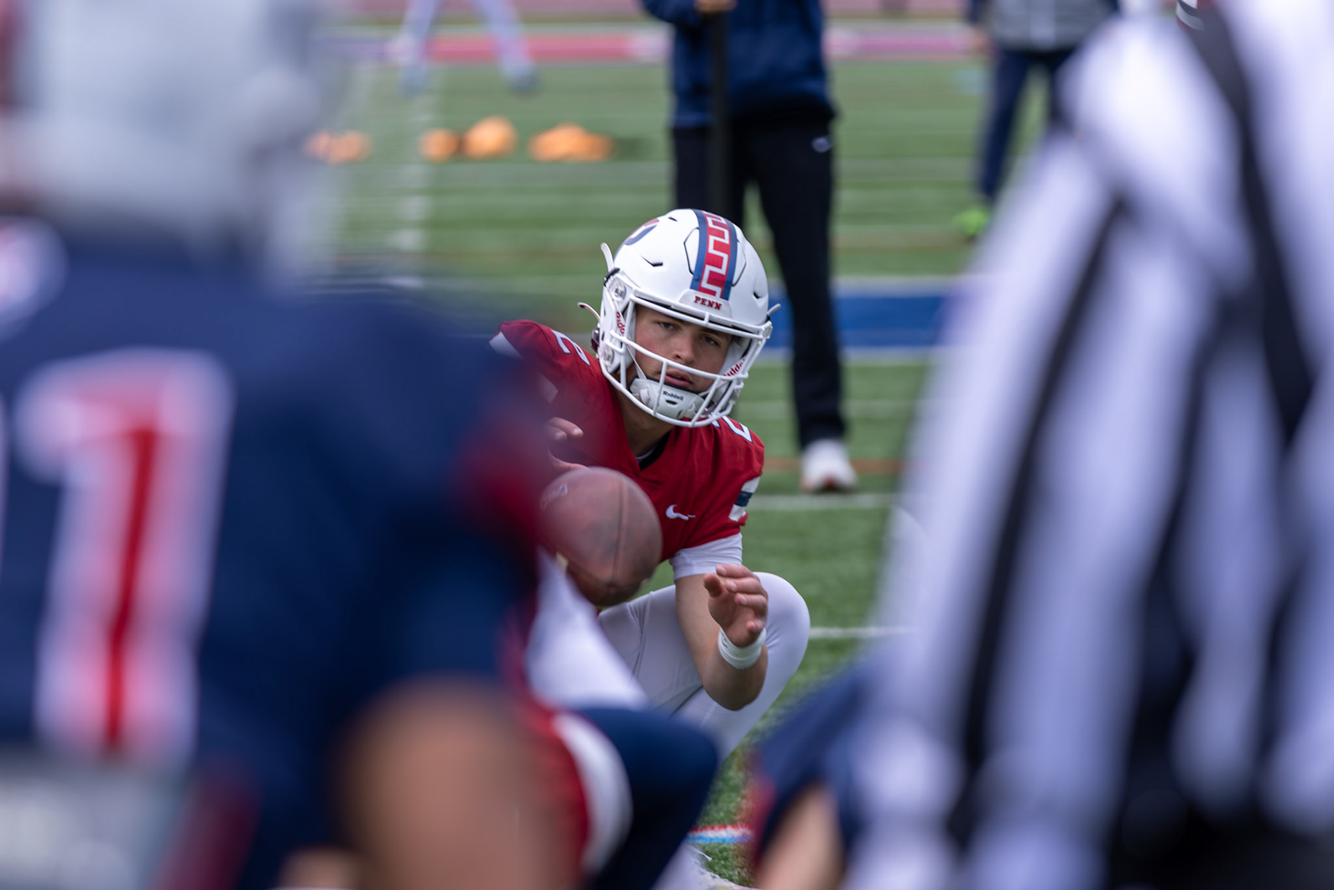 Shot for University of Pennsylvania Football. 