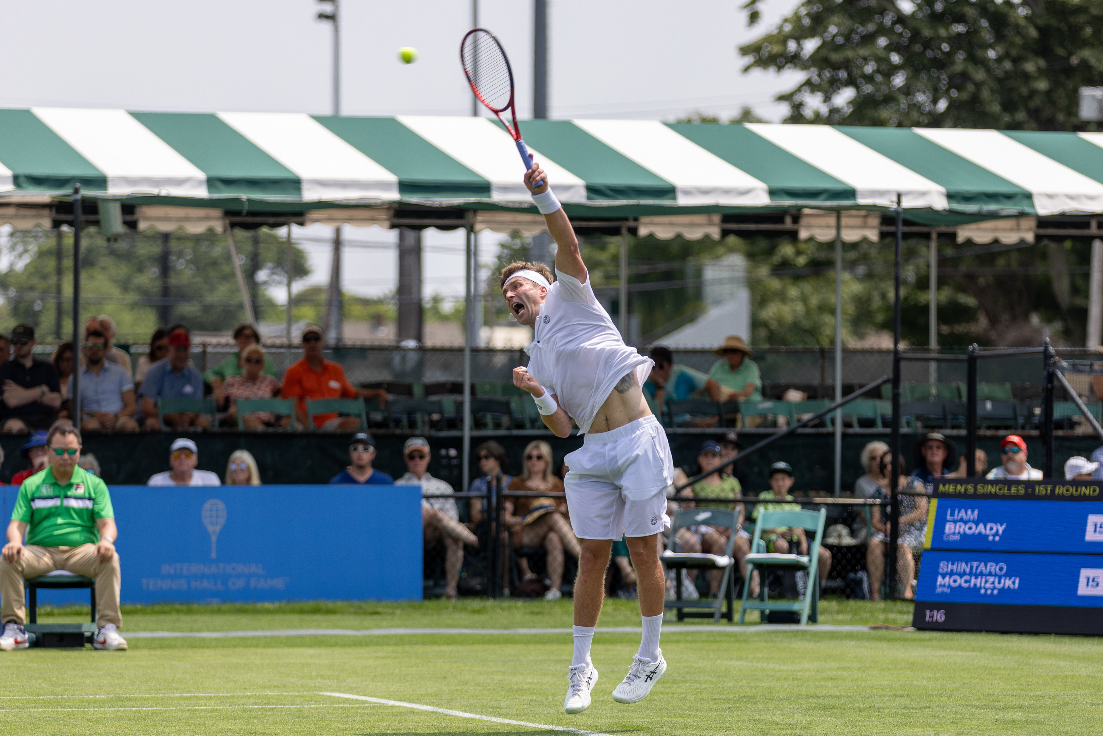 Shot for the Newport Tennis Hall of Fame Open.