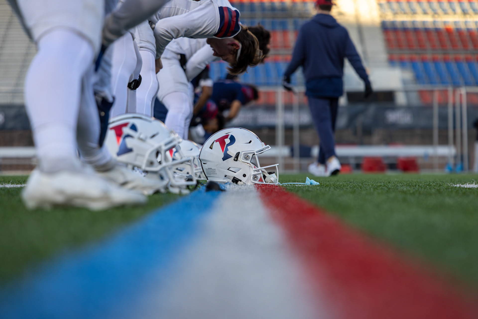 Shot for University of Pennsylvania Football. 