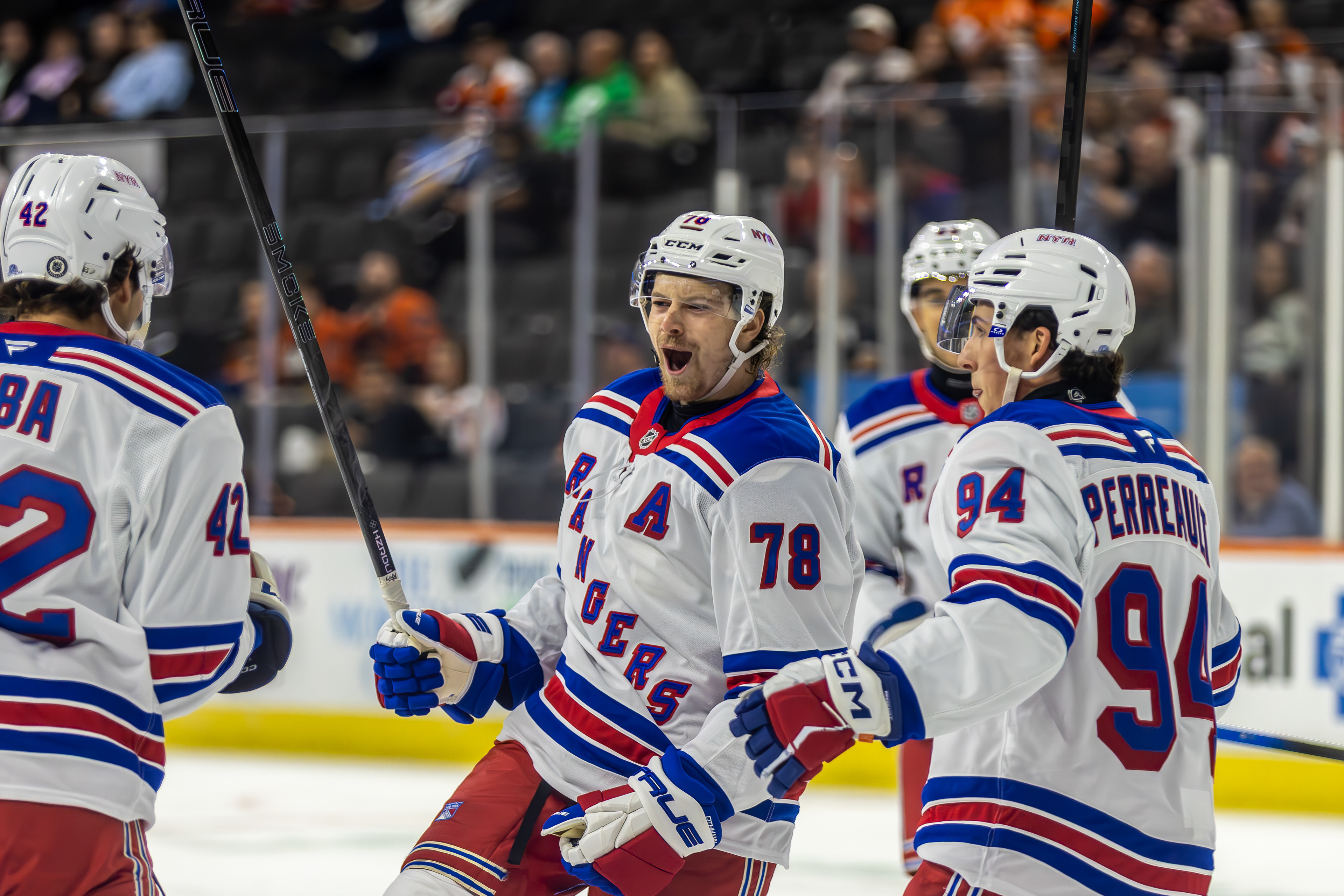 Shot for the New York Rangers/Hartford Wolf Pack.