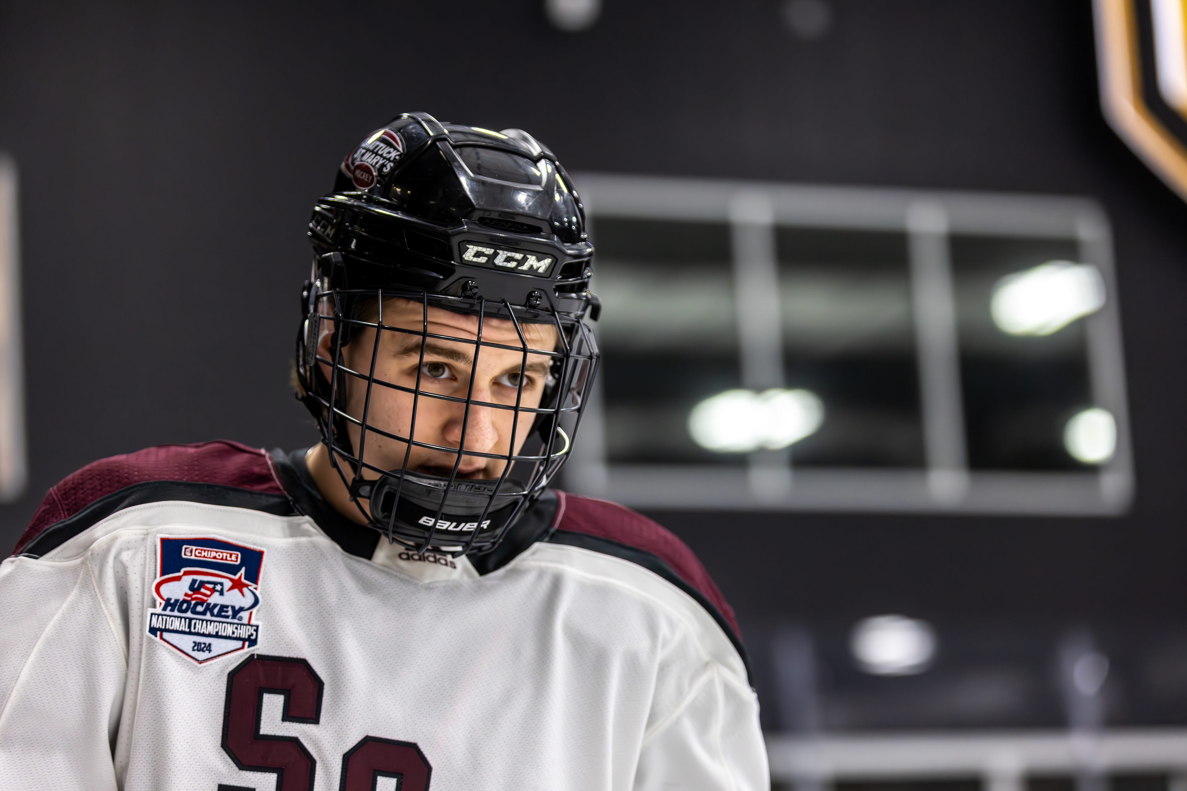 Shot for Shattuck St. Mary's Hockey.