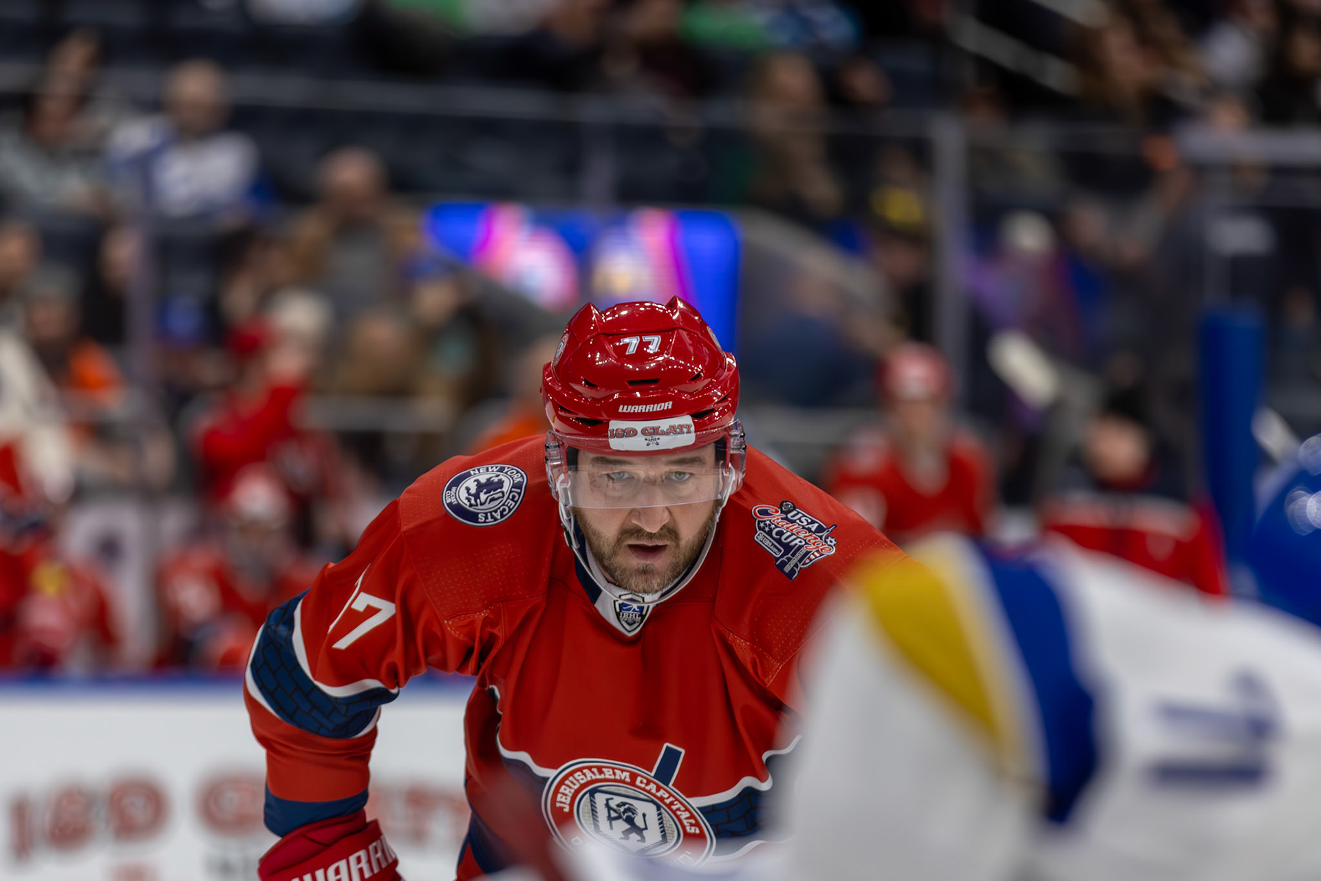 Shot for the Israel Elite Hockey League. 