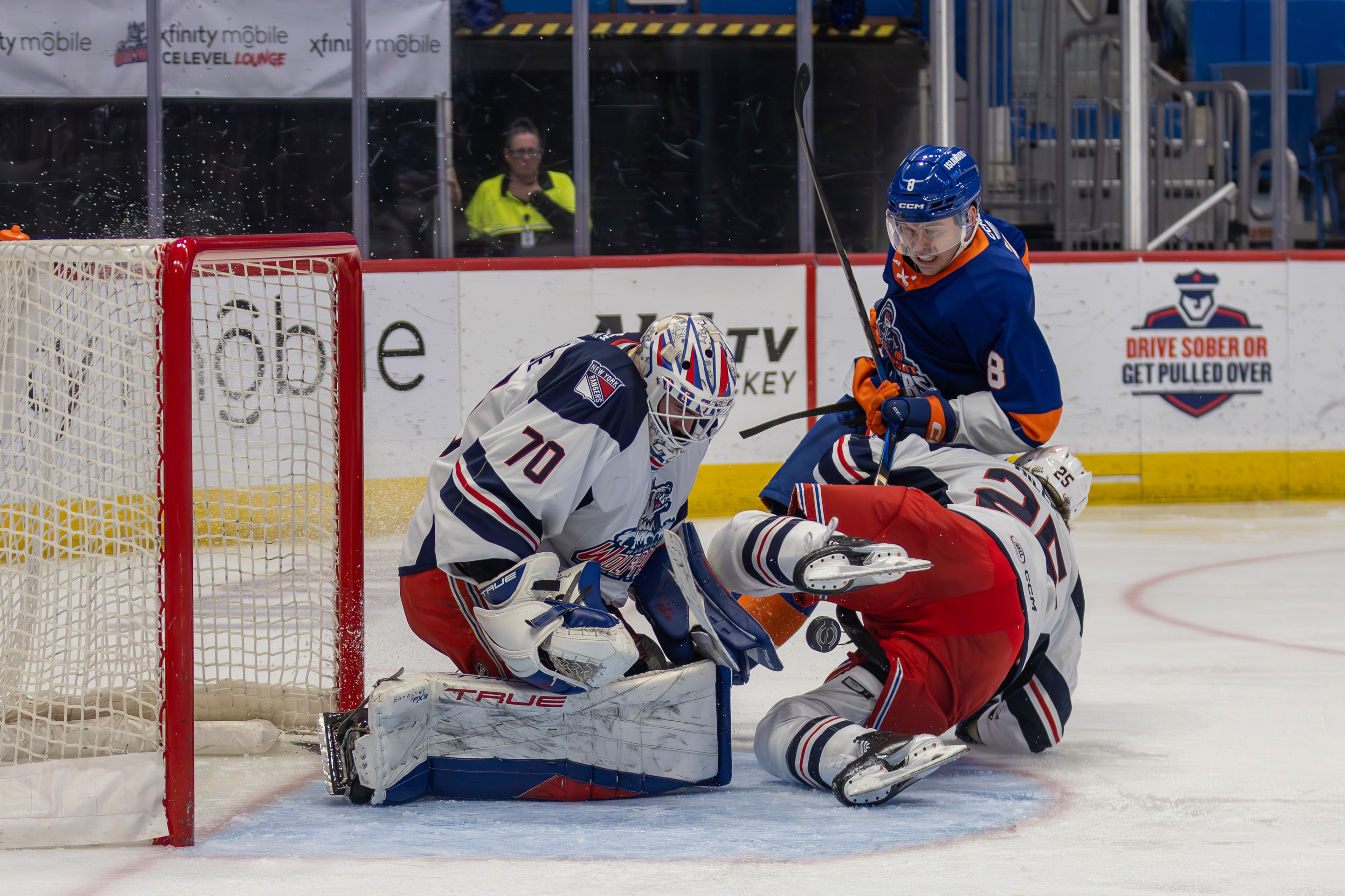 Shot for the Hartford Wolf Pack.