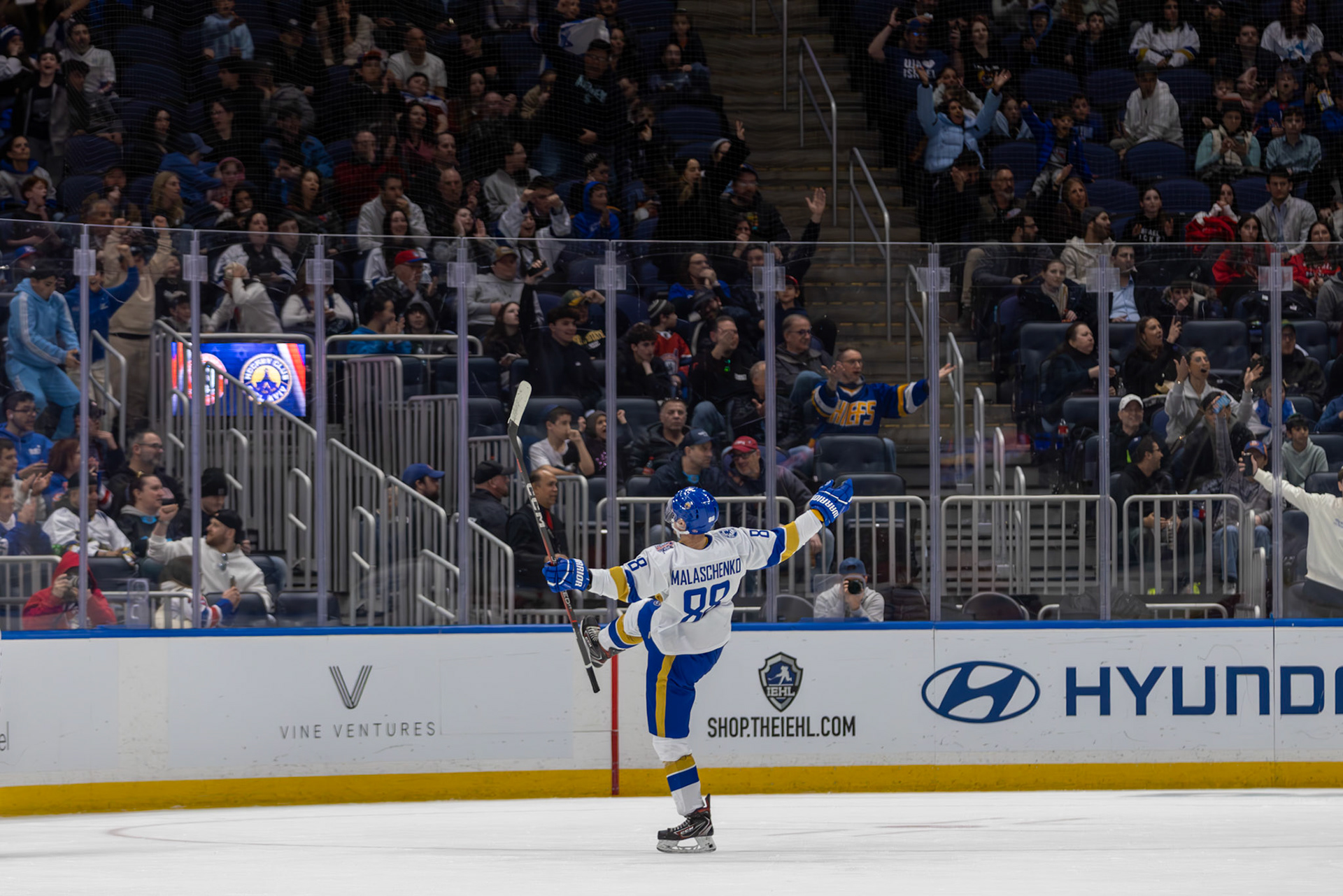 Shot for the Israel Elite Hockey League.