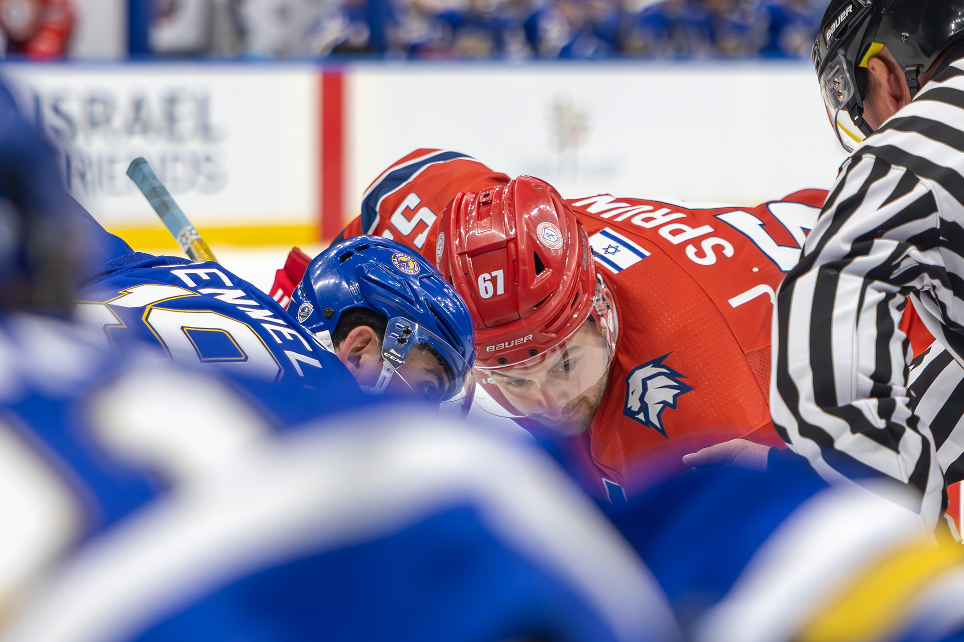 Shot for the Israel Elite Hockey League.