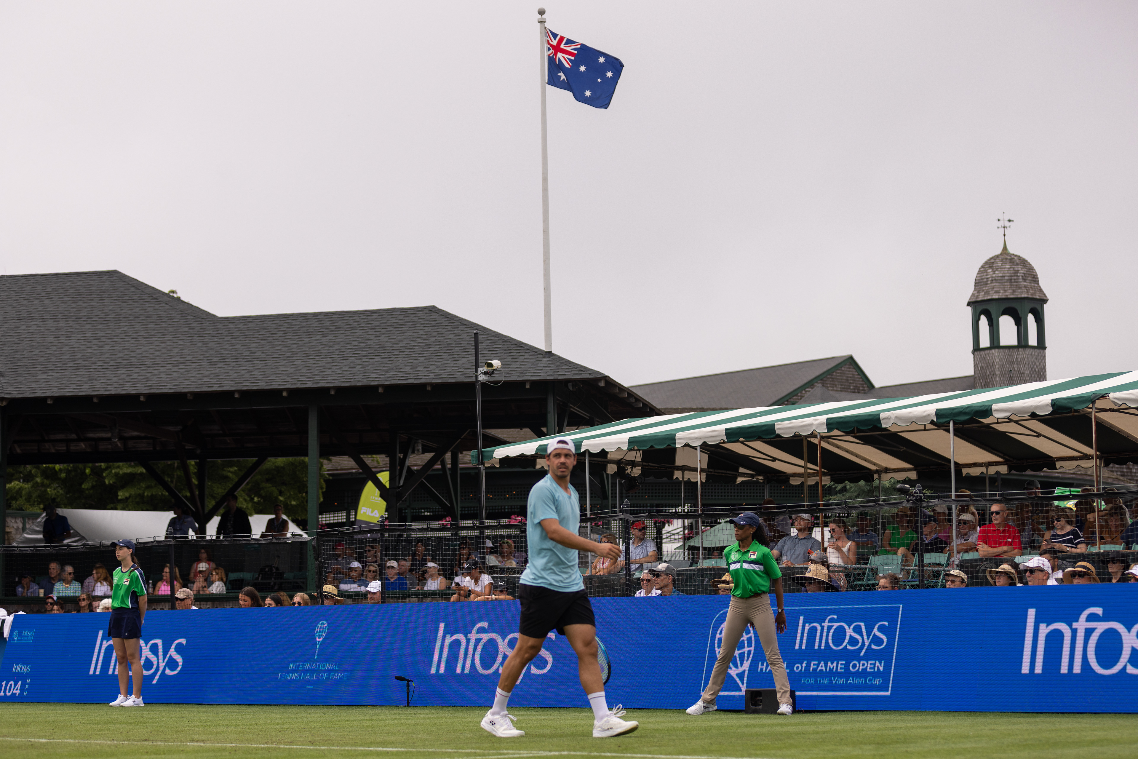 Shot for the Newport Tennis Hall of Fame Open.