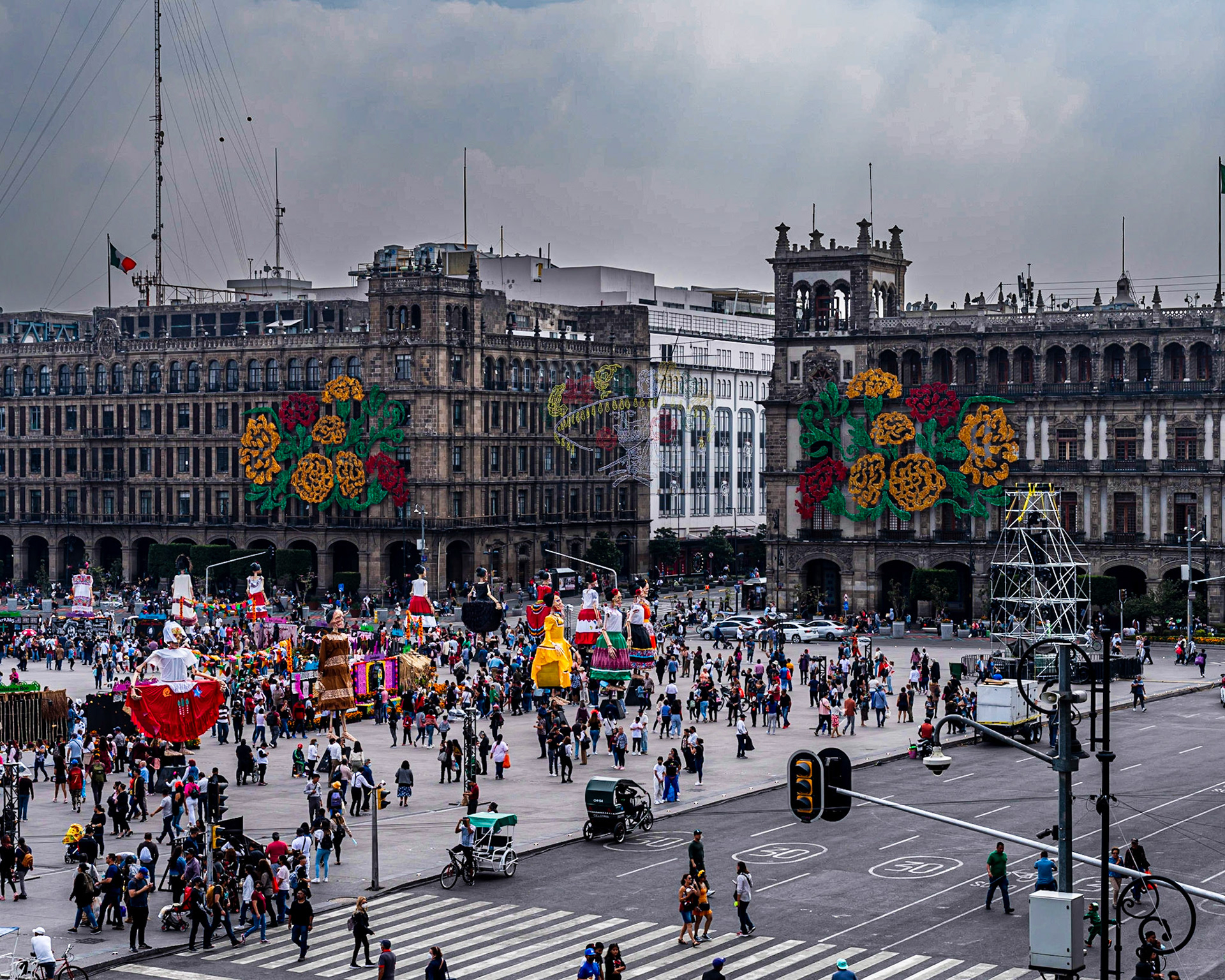 Zócalo Plaza de la Constitucion, Mexico City, Mexico