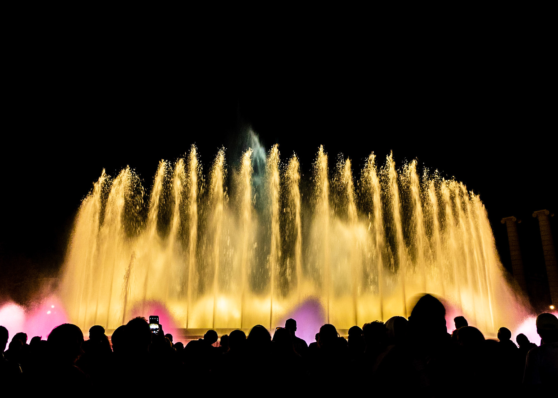 Font màgica de Montjuïc in Catalan, Barcelona, Catalonia, Spain