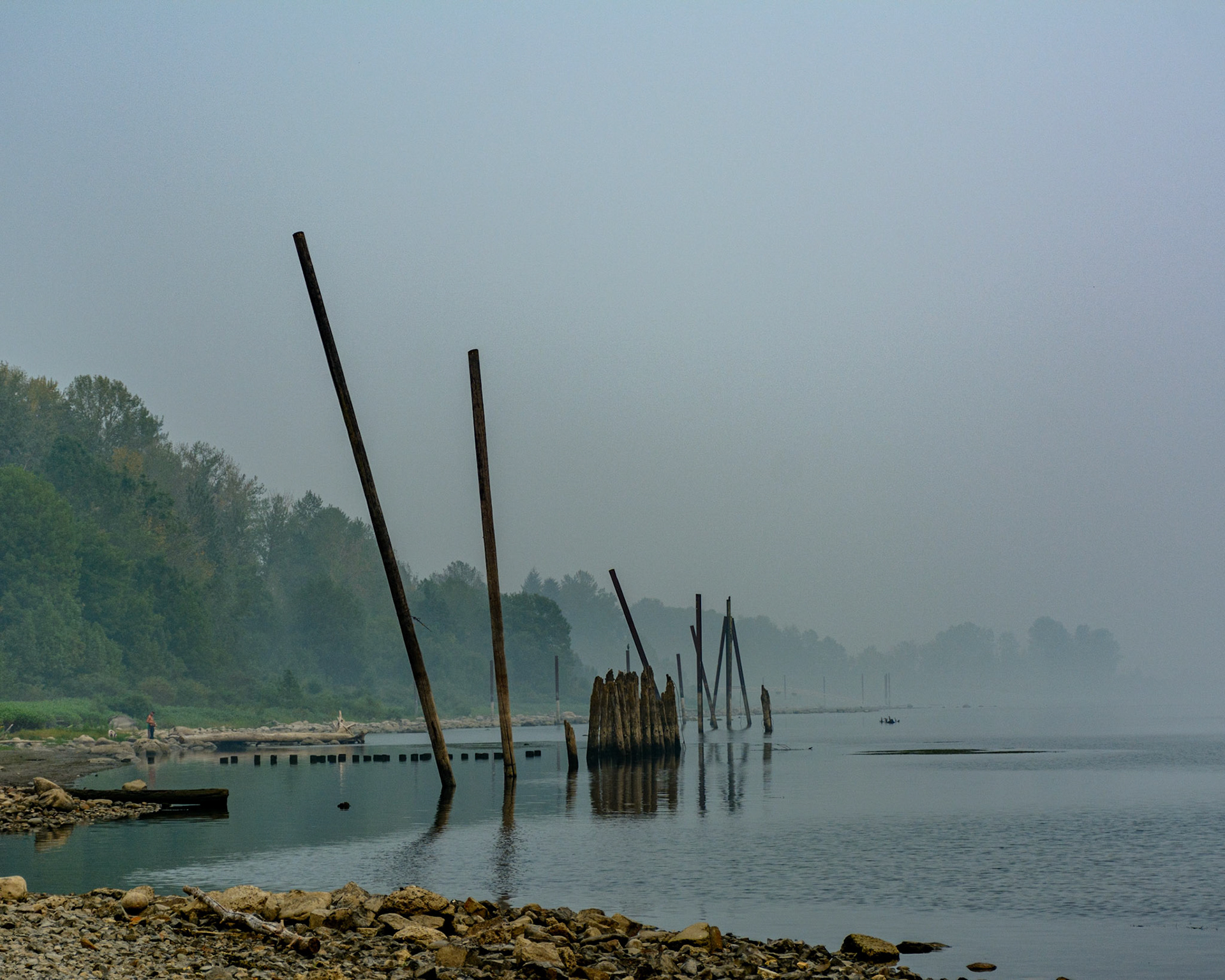 September 17. Low Water, High Smoke.  Washougal Waterfront Park, Washougal, Washington, United States