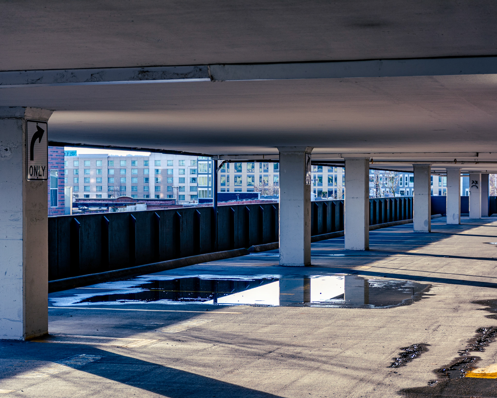 December 27. Empty Stalls.  703 Broadway Building, Vancouver, Washington, United States